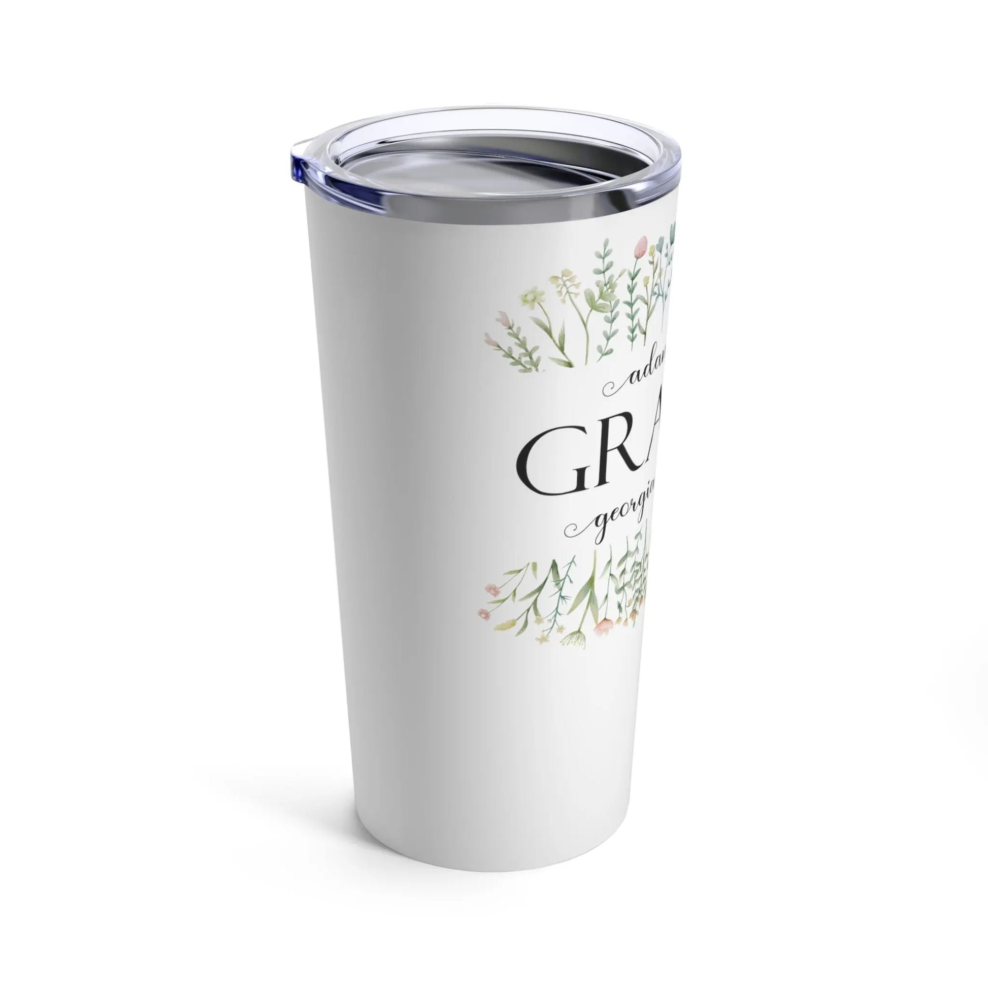 Grammy with Grandkids Names Tumbler 20oz Printify