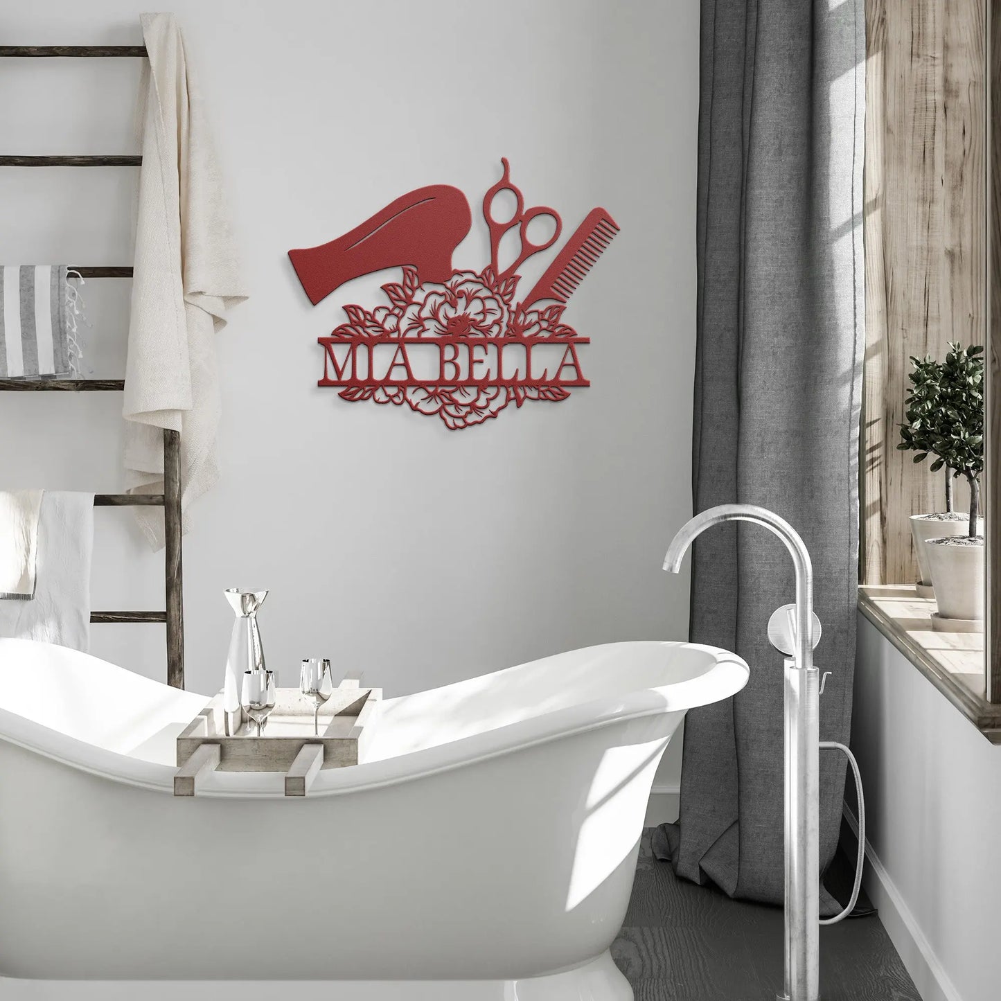 Hair Salon Custom Metal Sign teelaunch