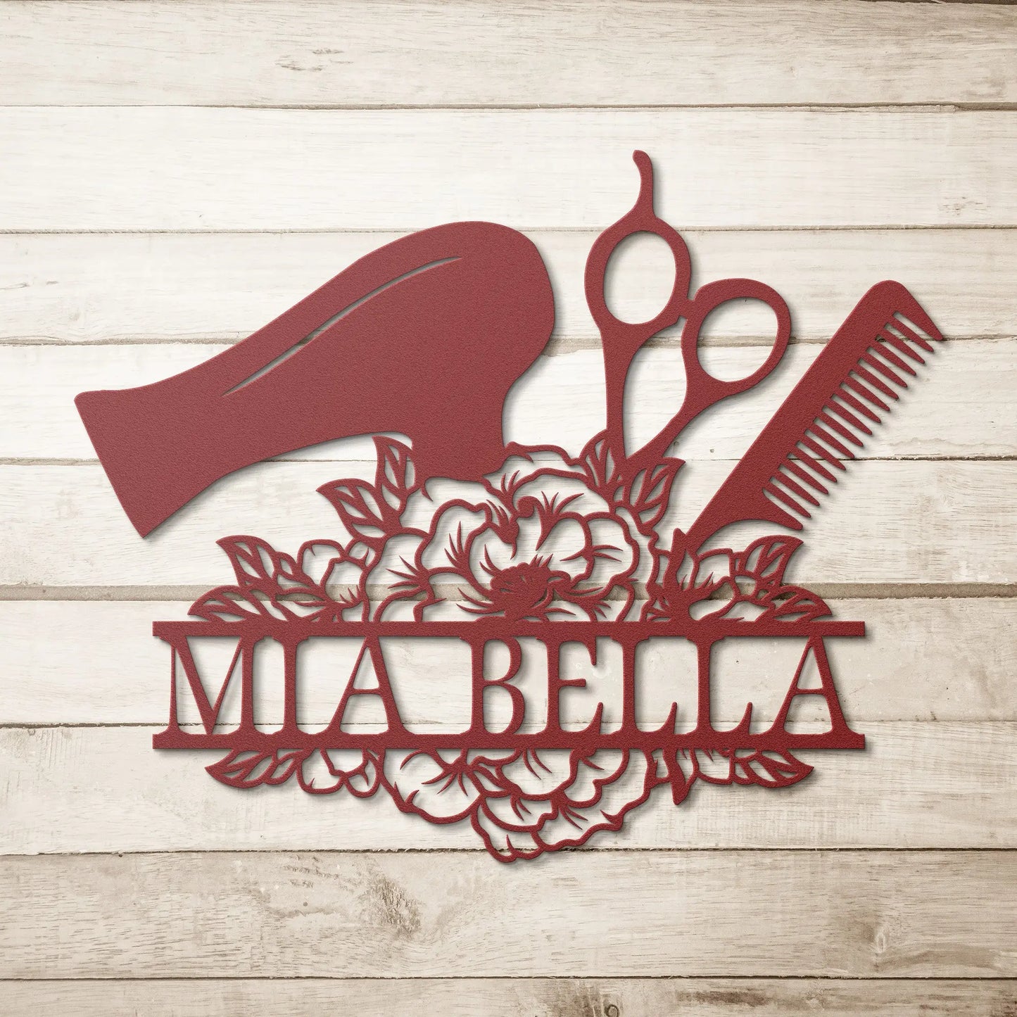 Hair Salon Custom Metal Sign teelaunch