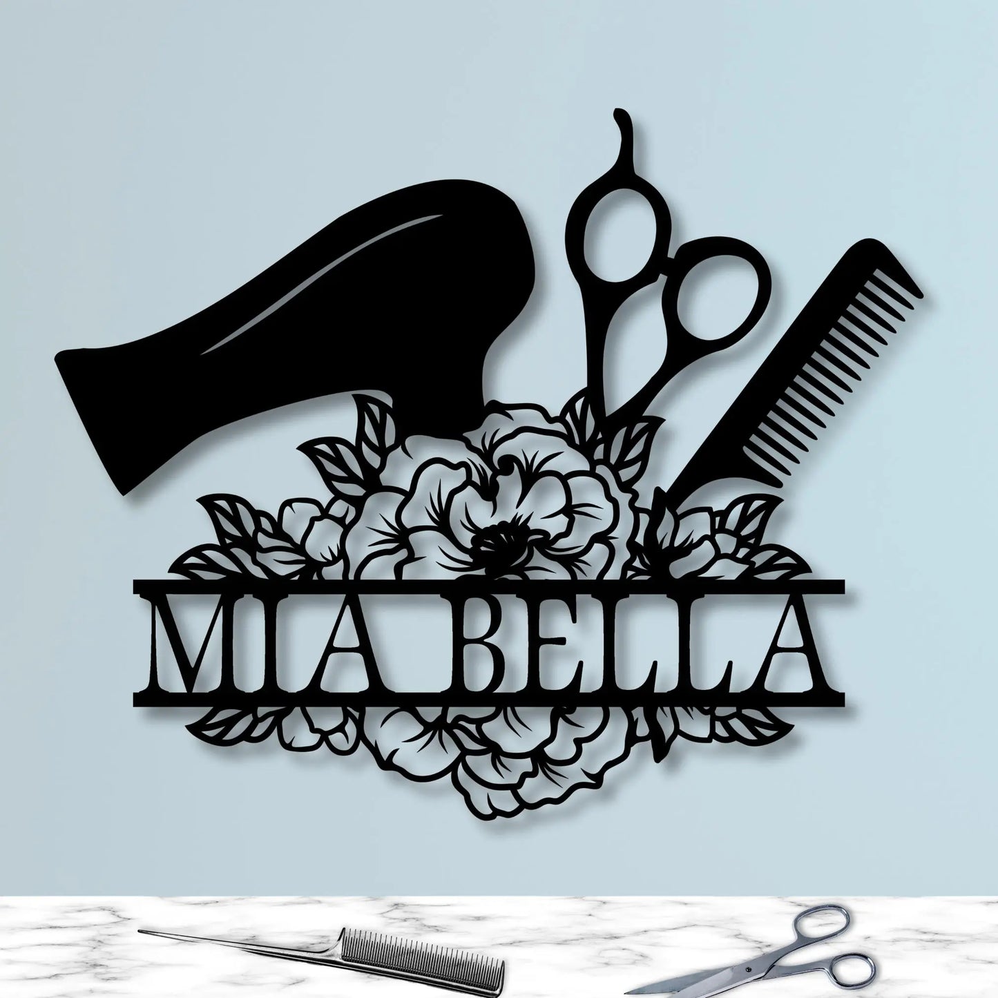 Hair Salon Custom Metal Sign teelaunch