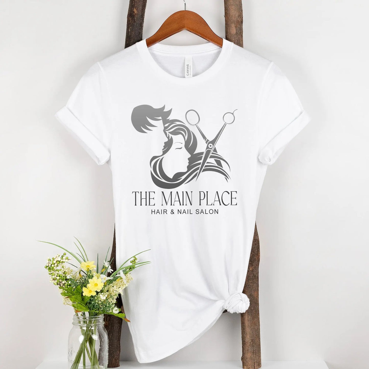 Hair Salon Personalized Unisex t-shirt Amazing Faith Designs