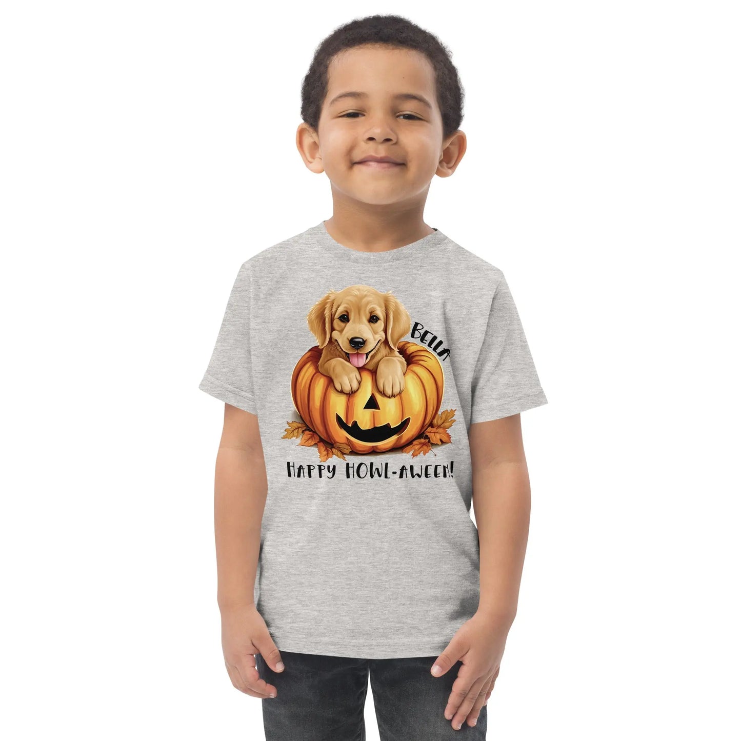 Halloween Dog Toddler jersey t-shirt, Personalized - 20 Dog Breeds Amazing Faith Designs
