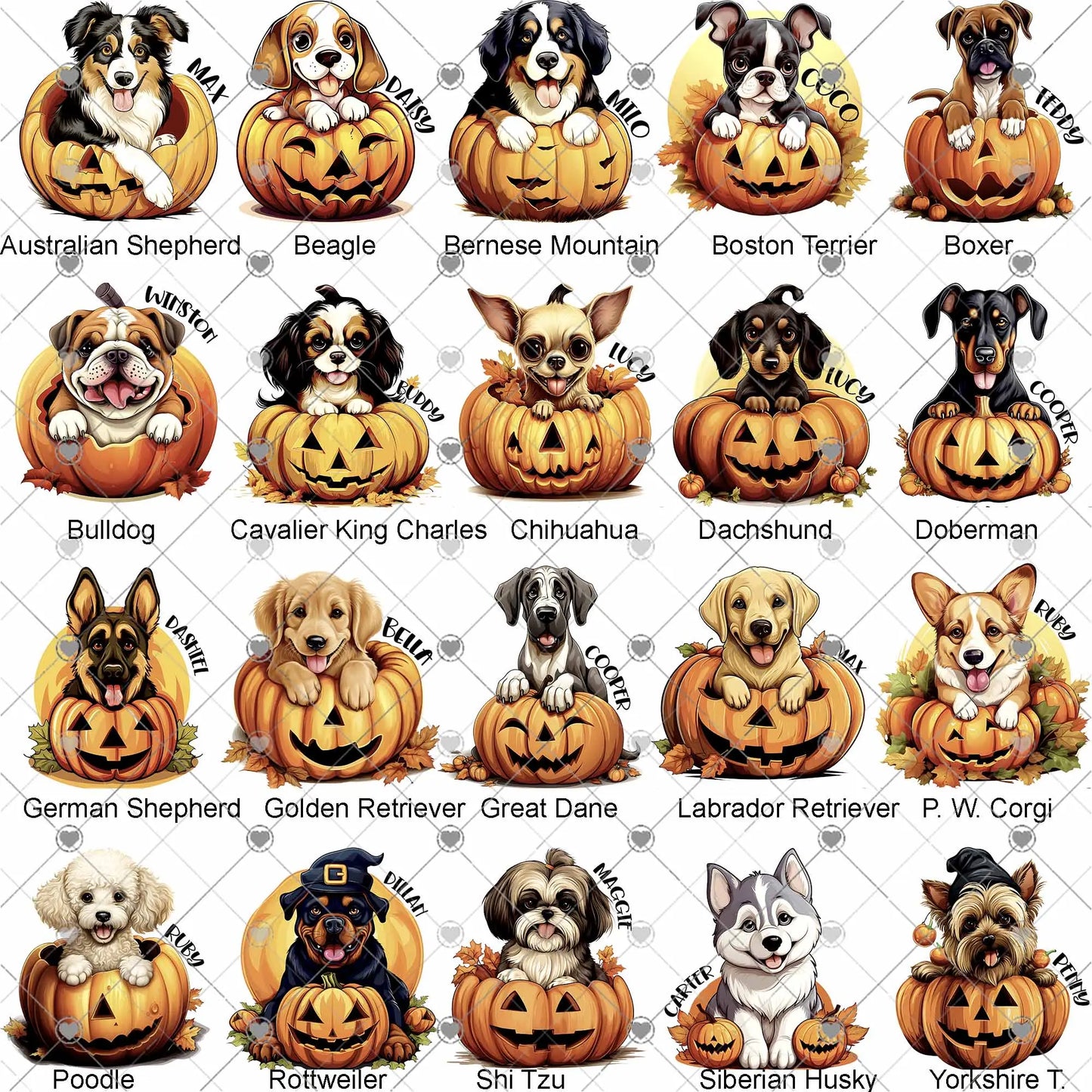 Halloween Personalized Dog Baby short sleeve bodysuit | Choose from 20 dog breeds! Amazing Faith Designs