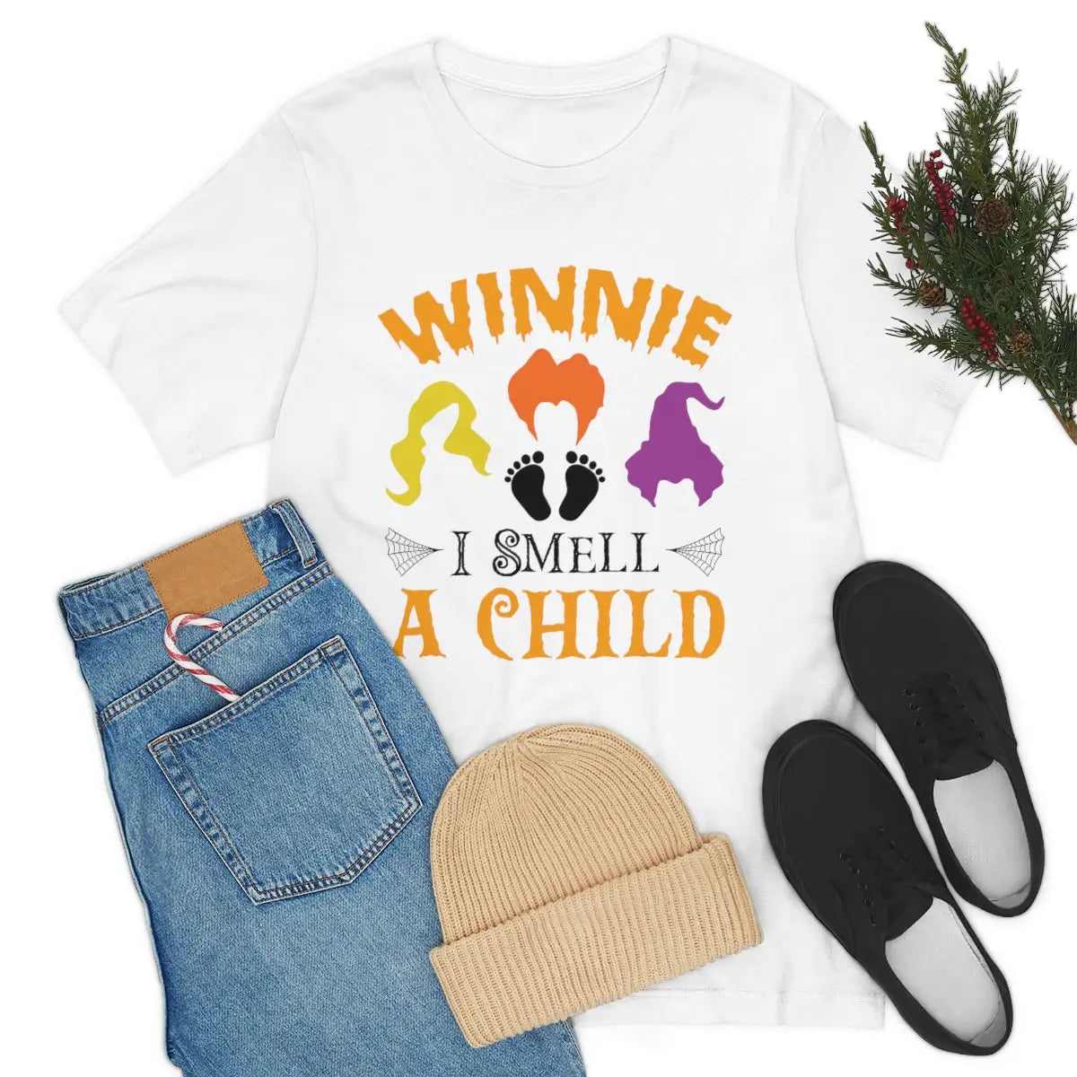 Halloween Pregnancy Shirt, Sanderson Sister Tee, Cute Smell Child Tee, Maternity Tshirt, Halloween Tee, Hocus Pocus Tshirt Printify