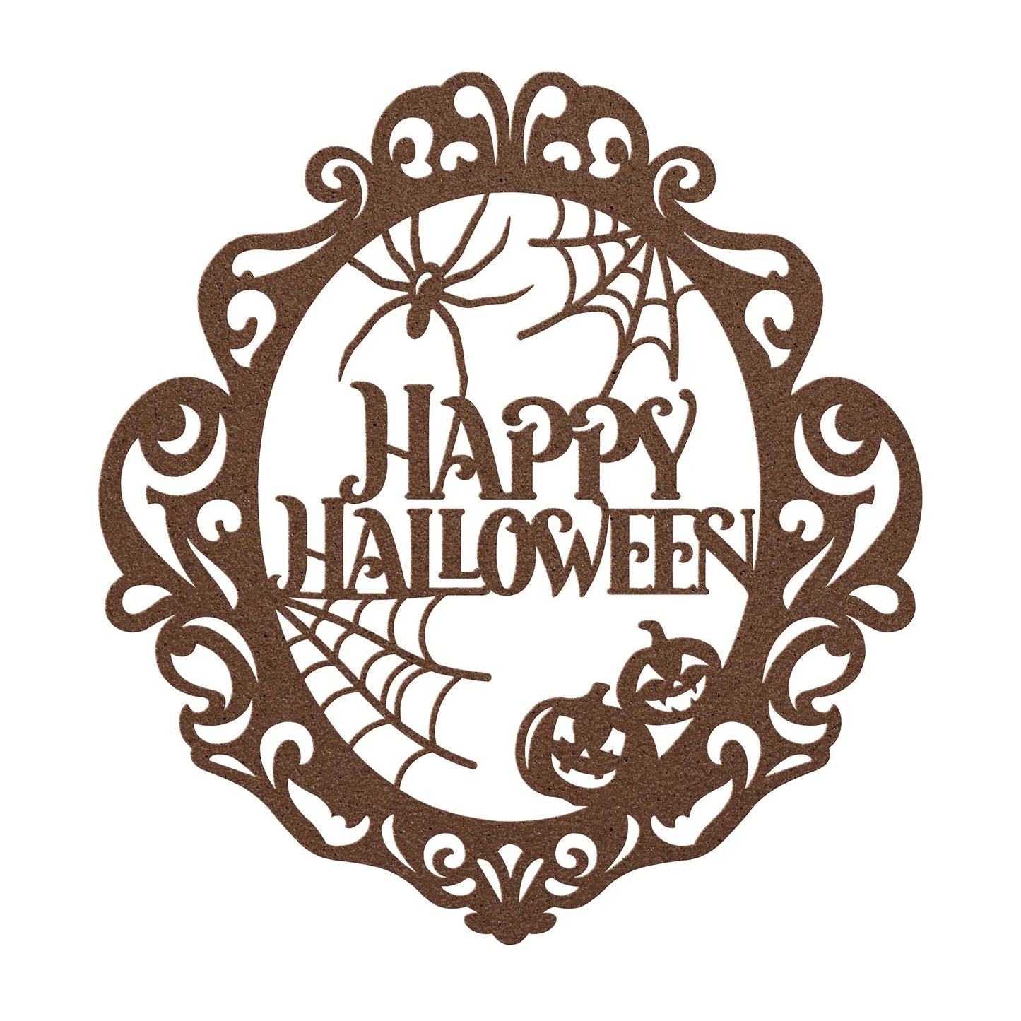 Happy Halloween Frame Metal Sign teelaunch