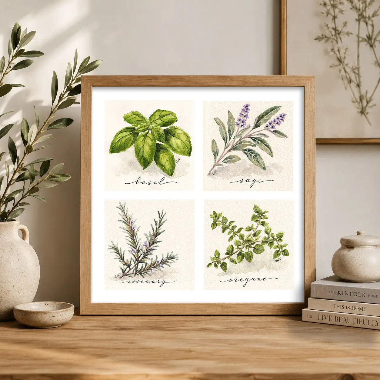 Herb Garden Series | Original Watercolors & Fine Art Prints Amazing Faith Designs