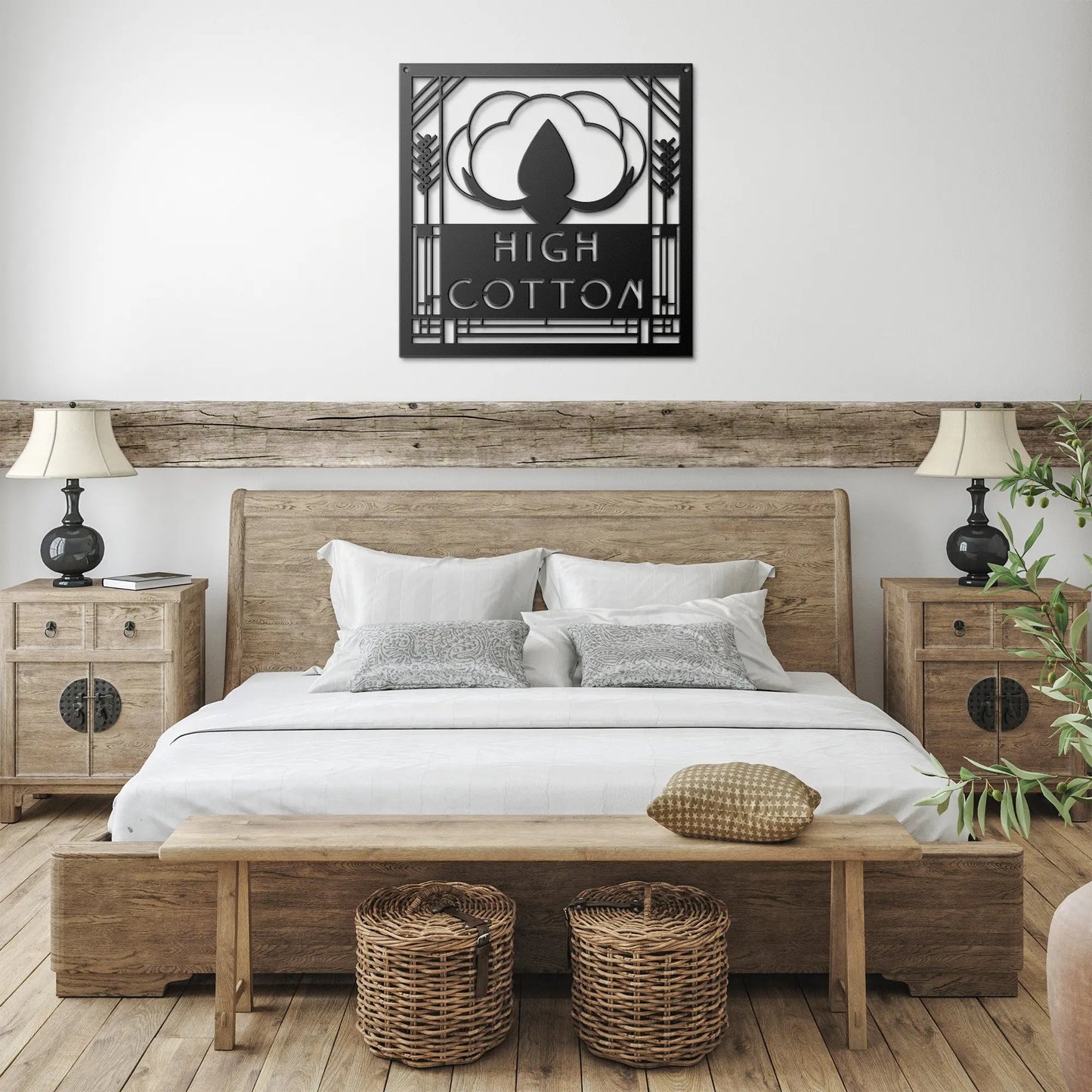 High Cotton Custom Metal Sign teelaunch