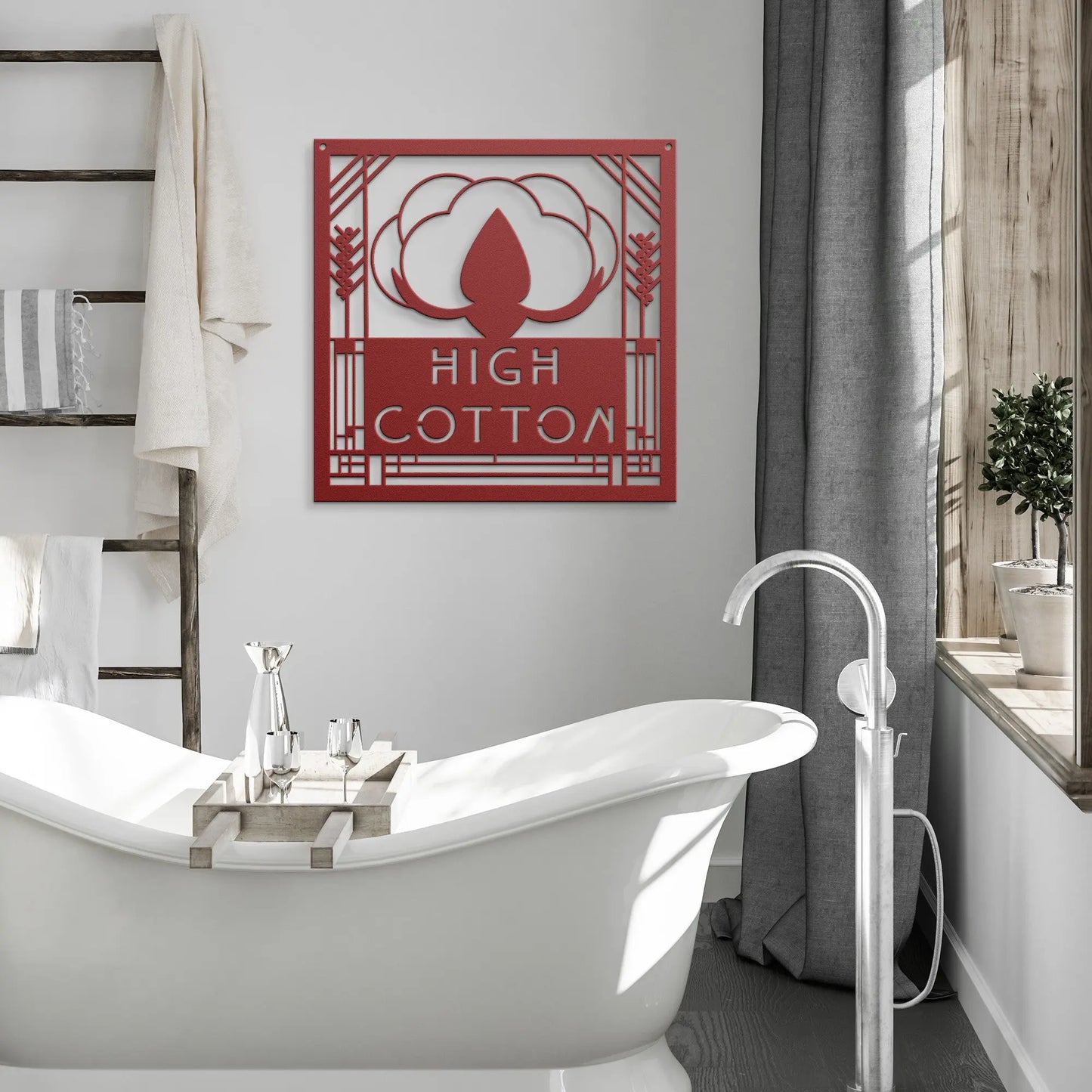 High Cotton Custom Metal Sign teelaunch