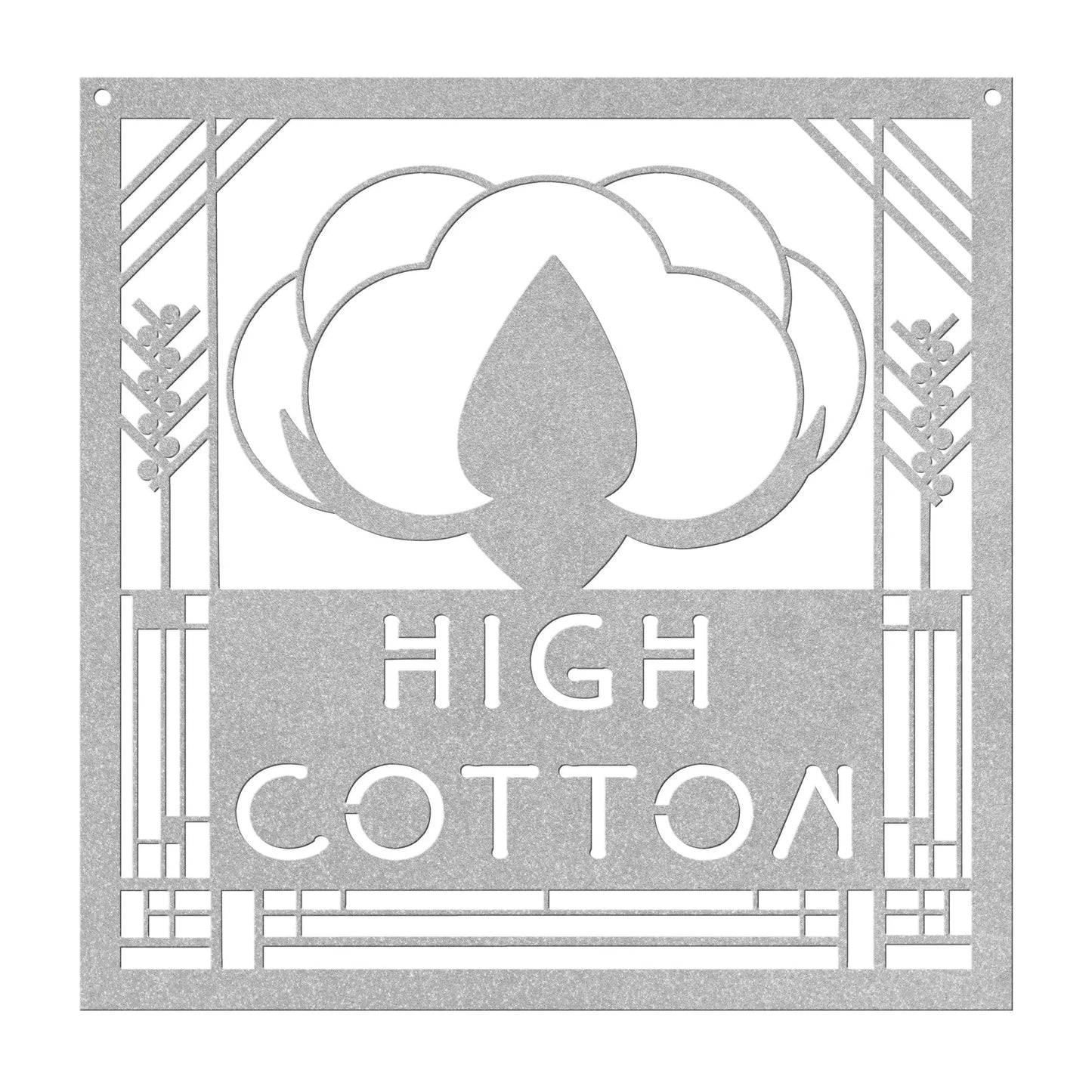 High Cotton Custom Metal Sign teelaunch