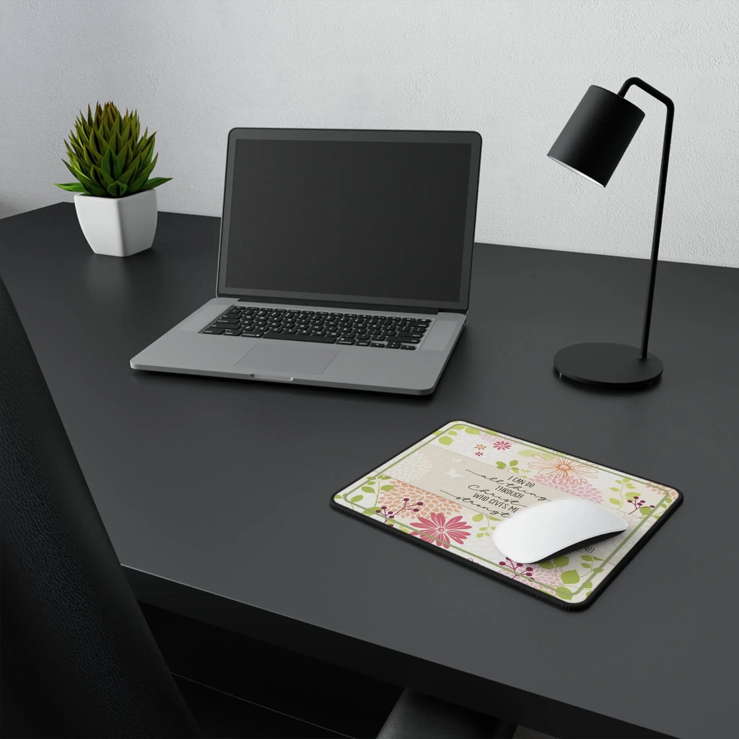 I Can do All Things Non-Slip Mouse Pad Printify