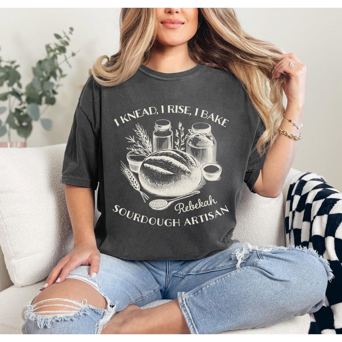 Sourdough Artisan Personalized Garment-Dyed T-shirt - Amazing Faith Designs