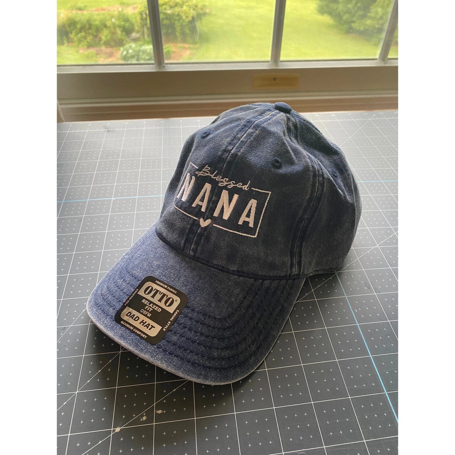 Custom Mom Embroidered Vintage Cotton Cap - Amazing Faith Designs