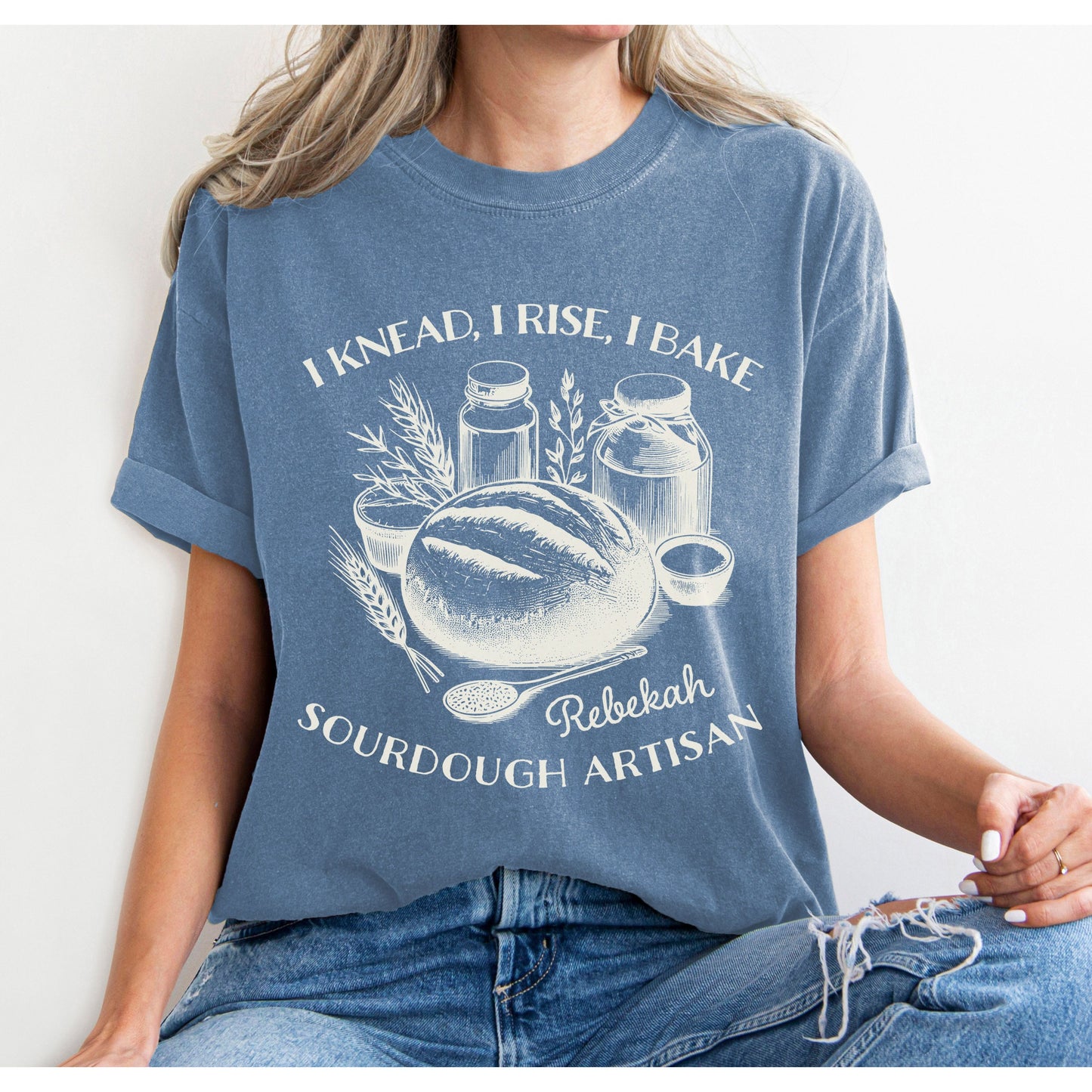 Sourdough Artisan Personalized Garment-Dyed T-shirt - Amazing Faith Designs