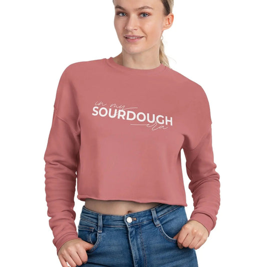In My Sourdough Era Cropped Sweatshirt Printify