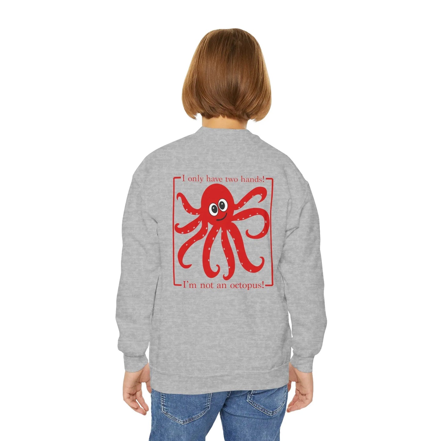 Kids Octopus Sweatshirt Printify