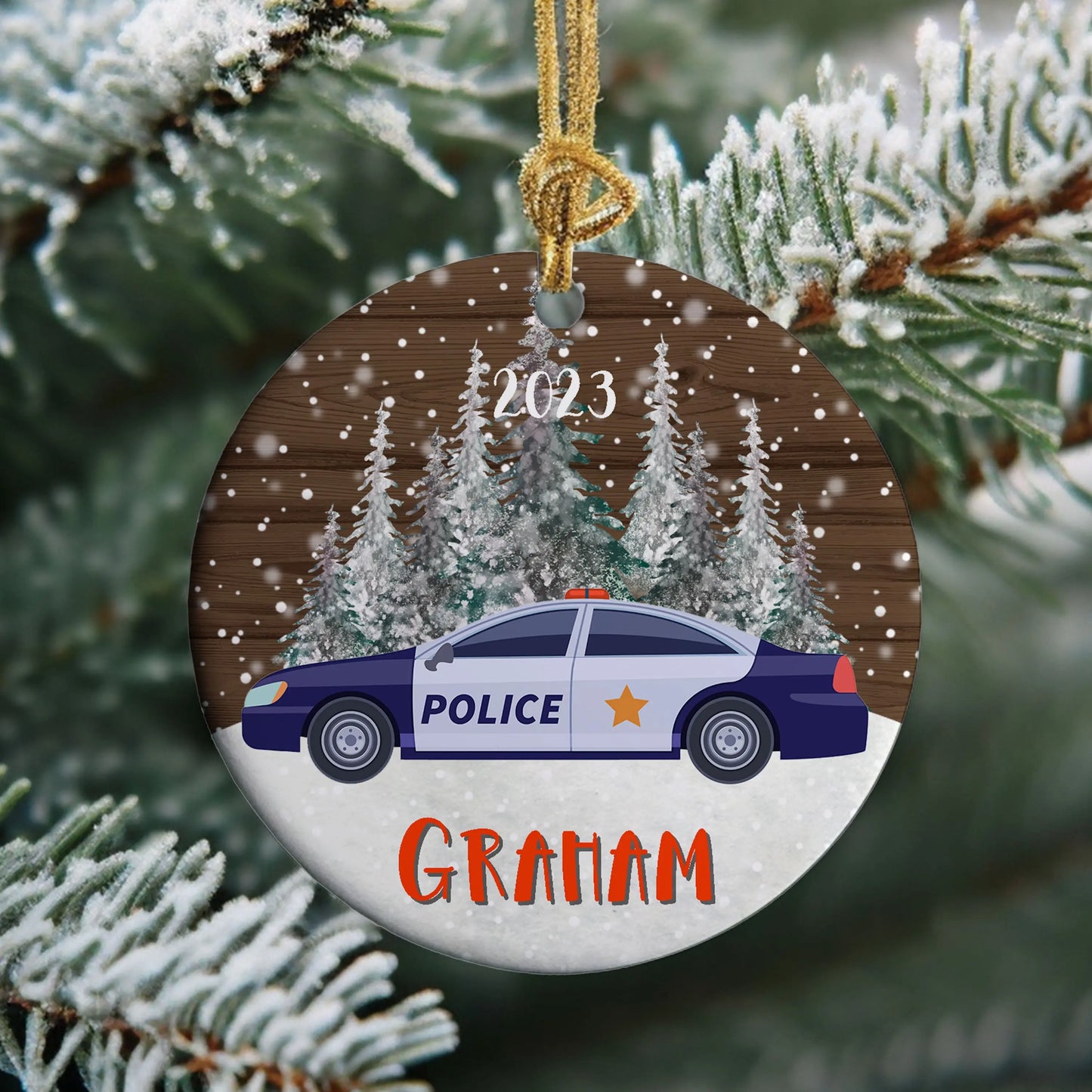 Kids Personalized Transportation Christmas Ornaments Amazing Faith Designs