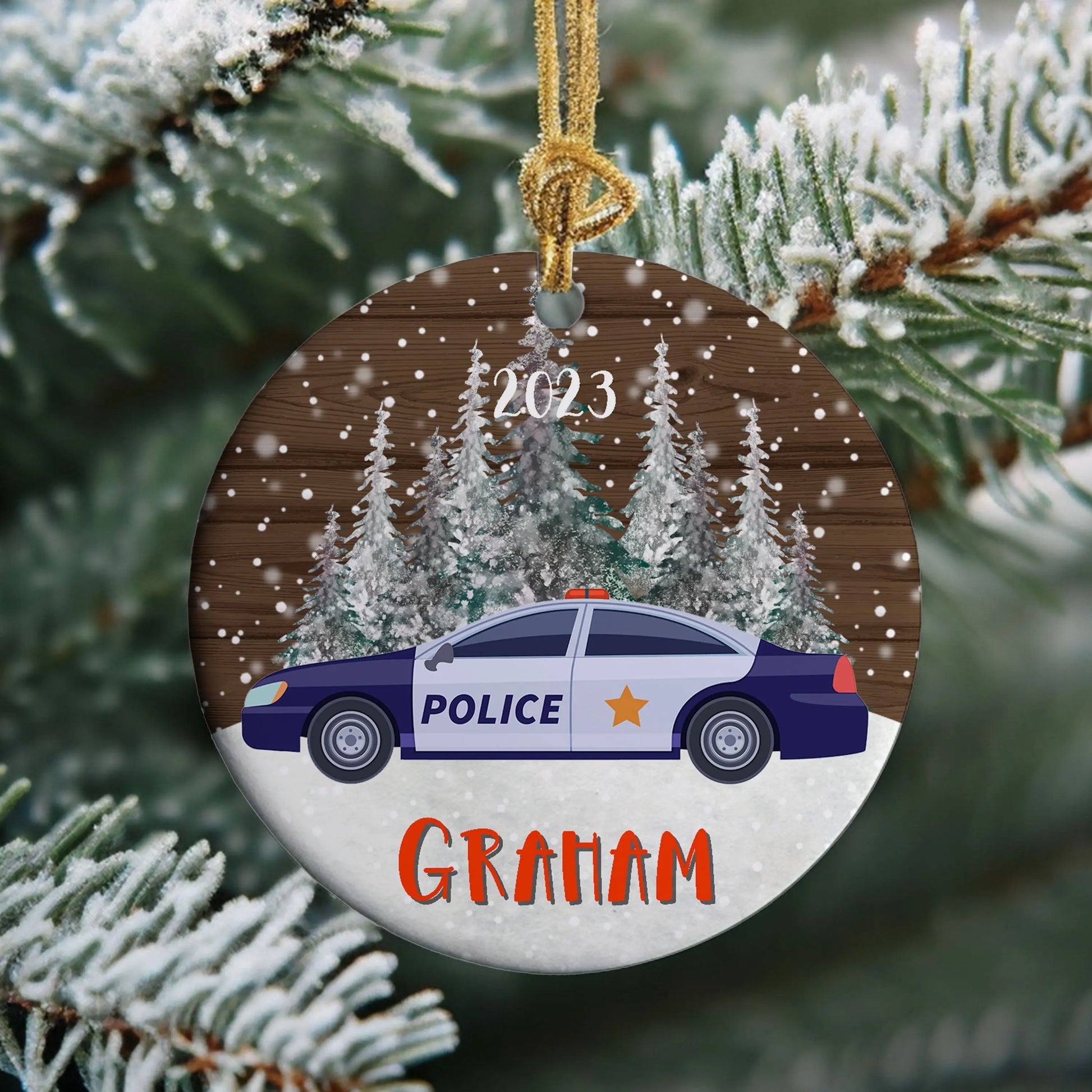 Kids Personalized Transportation Christmas Ornaments Amazing Faith Designs