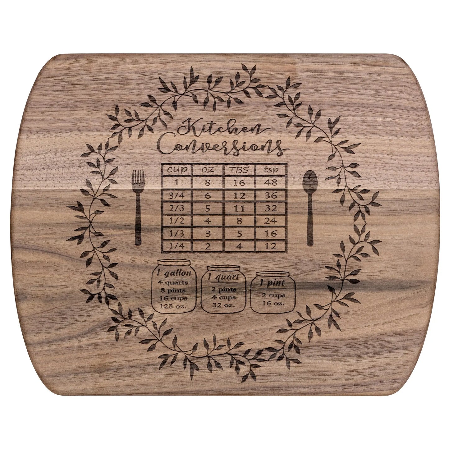 Kitchen Conversions Wood Cutting Board, Bridal Shower Gift, Wedding Gift teelaunch