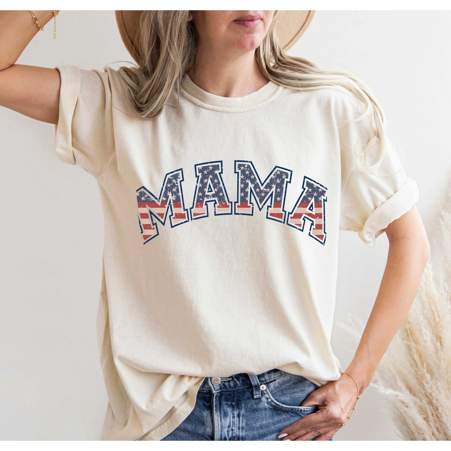 Mama Patriotic Comfort Colors Shirt Amazing Faith Designs