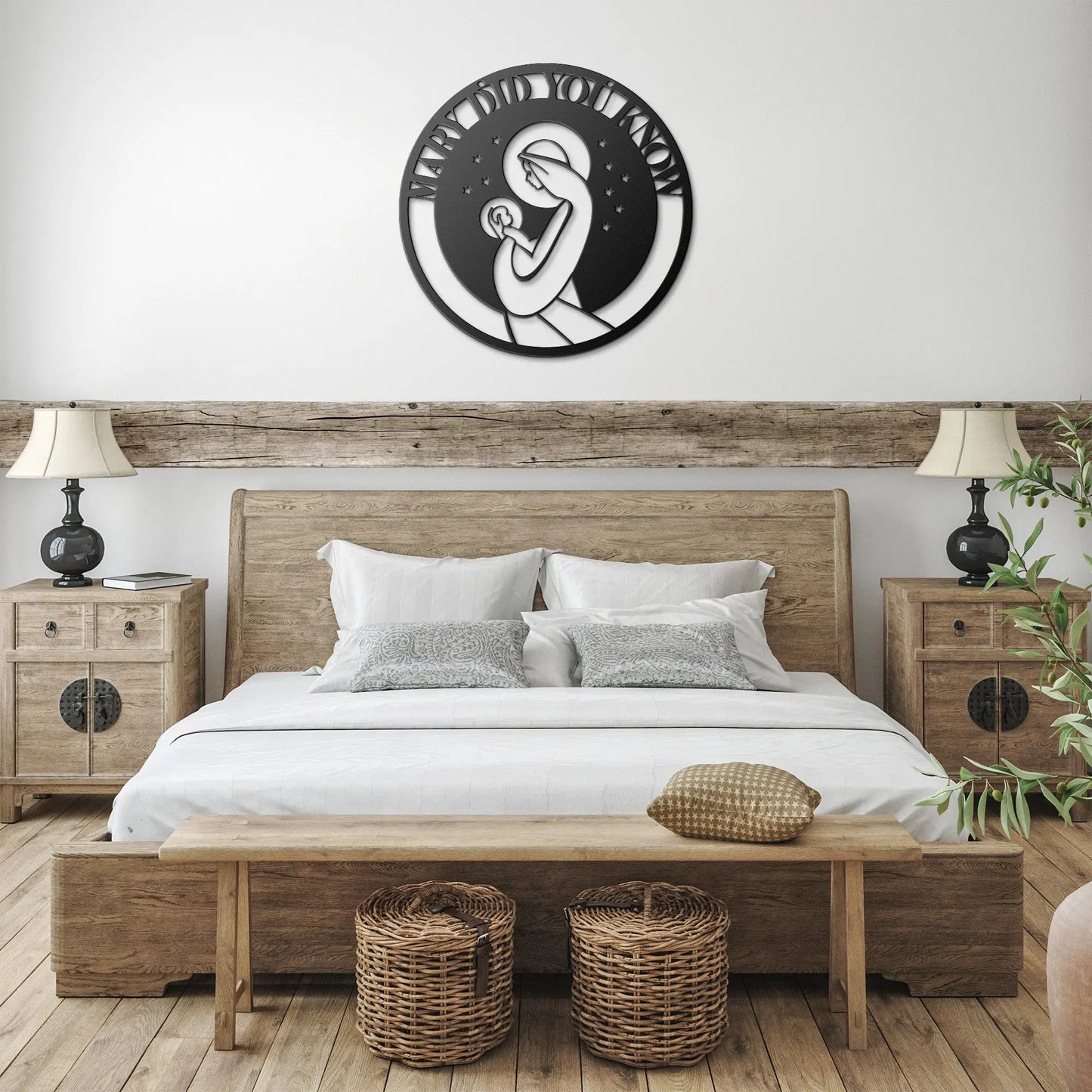 Mary Did You Know Christmas Metal Sign teelaunch