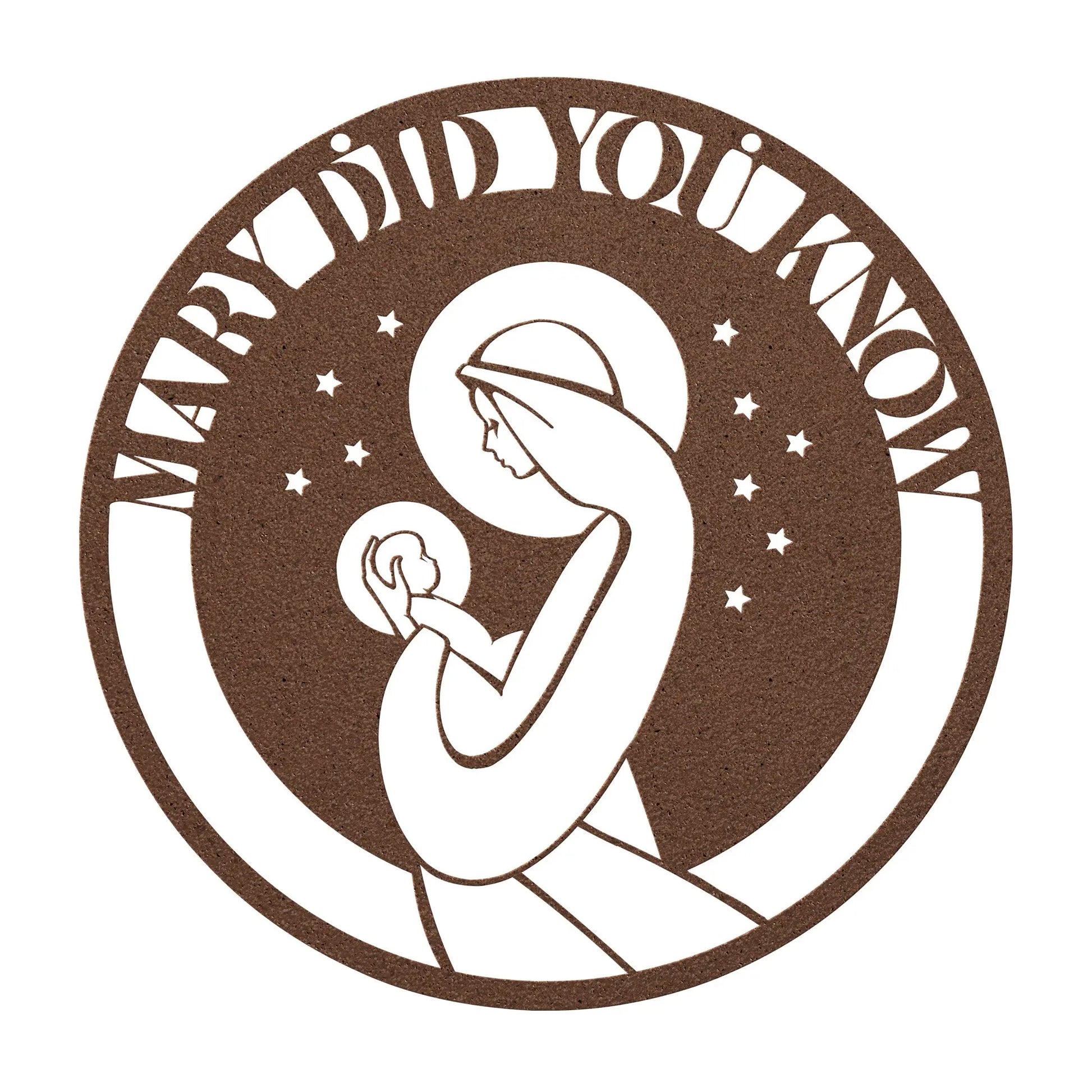 Mary Did You Know Christmas Metal Sign - Amazing Faith Designs