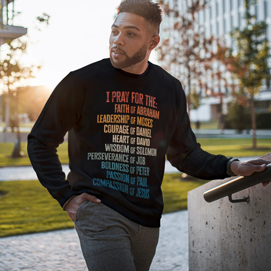 Men of the Bible Christian Sweatshirt | Jesus Peter Paul Moses Abraham Printify