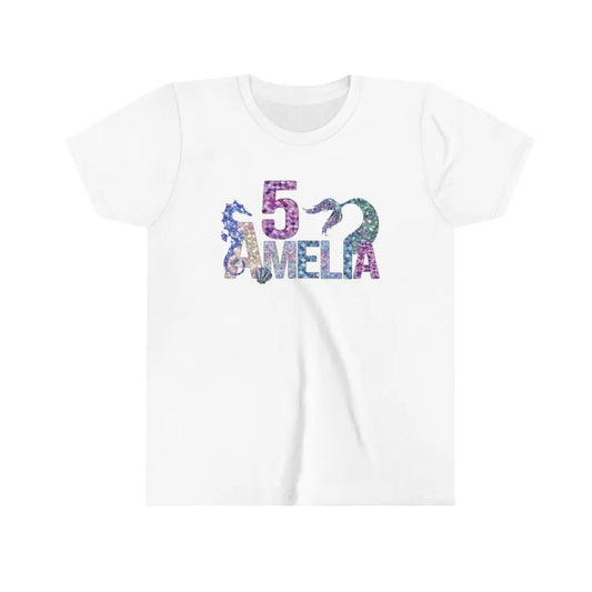 Mermaid Birthday Shirt | Birthday Mermaid Shirt | Any Age Birthday Shirt | GIrls Birthday Shirt | Birthday Girl Shirt - Amazing Faith Designs