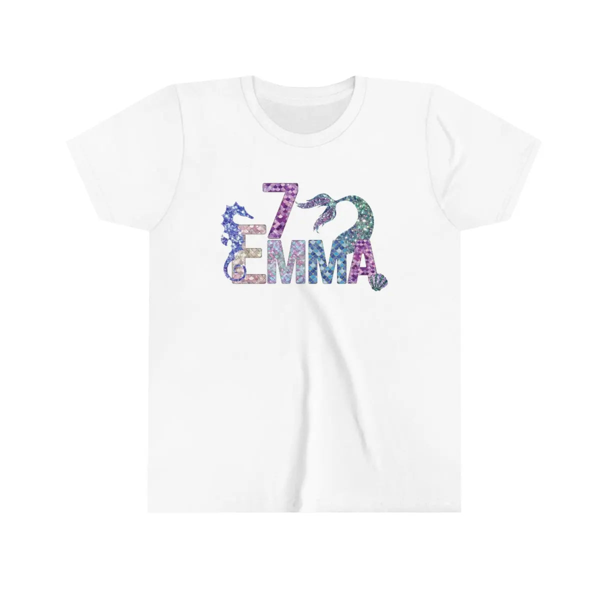 Mermaid Birthday Shirt | Birthday Mermaid Shirt | Any Age Birthday Shirt | GIrls Birthday Shirt | Birthday Girl Shirt - Amazing Faith Designs