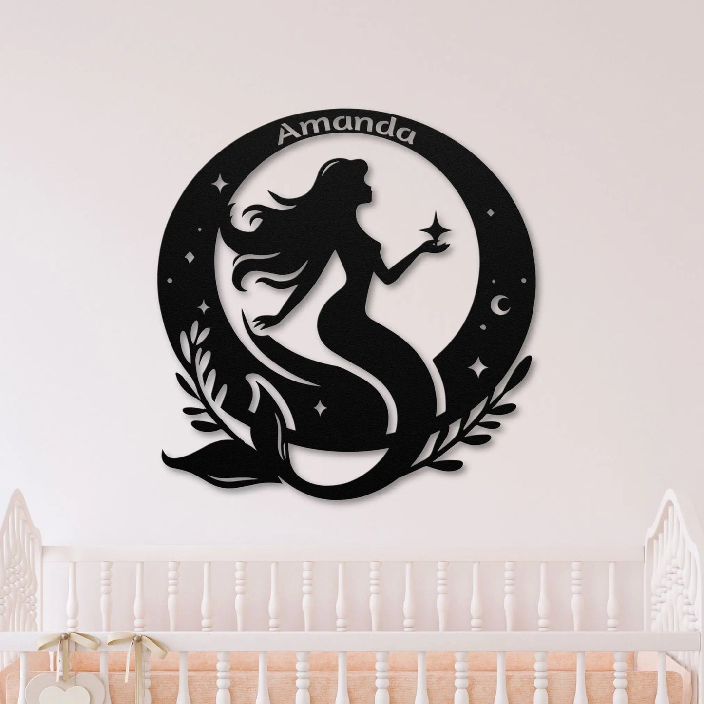 Mermaid Personalized Metal Sign teelaunch