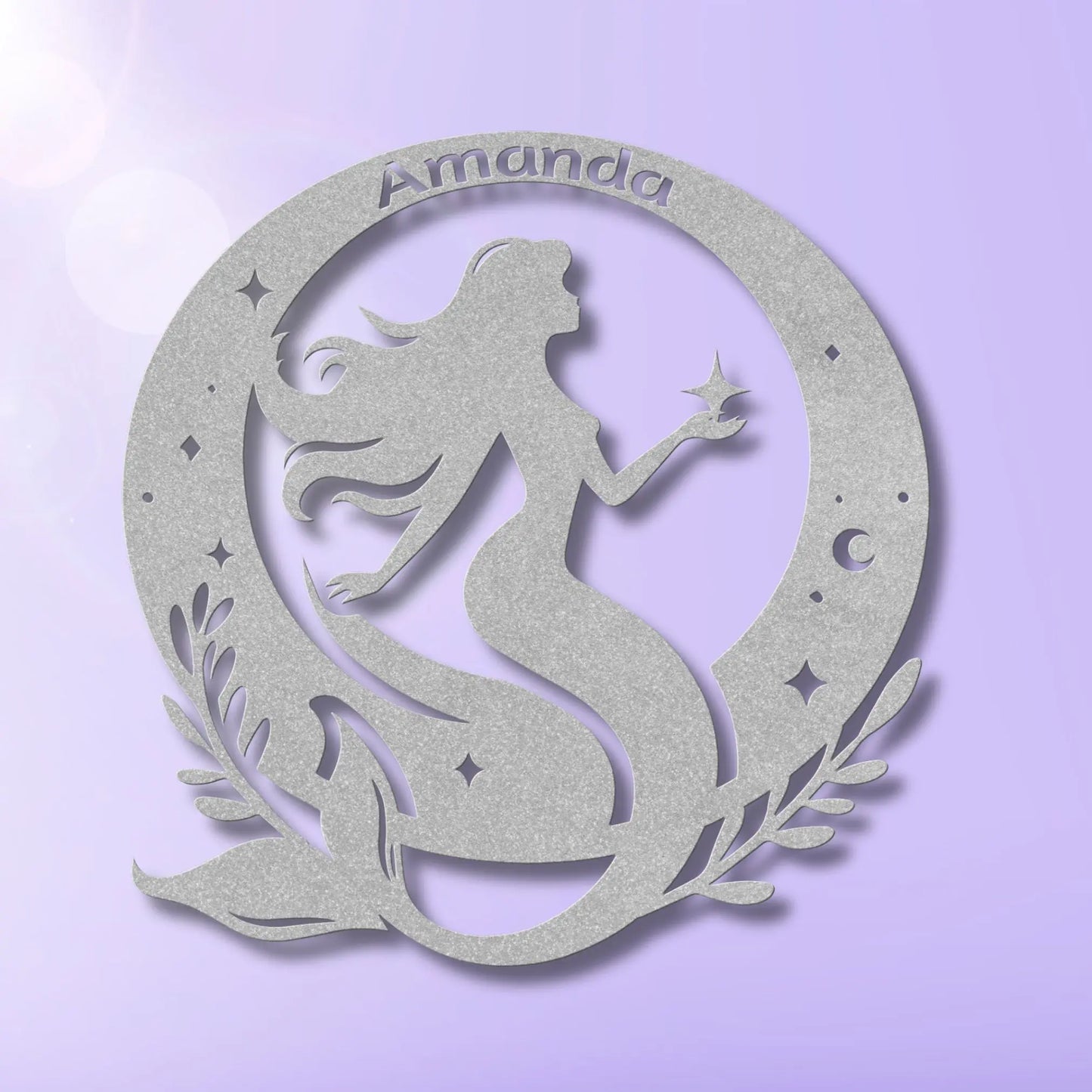 Mermaid Personalized Metal Sign teelaunch