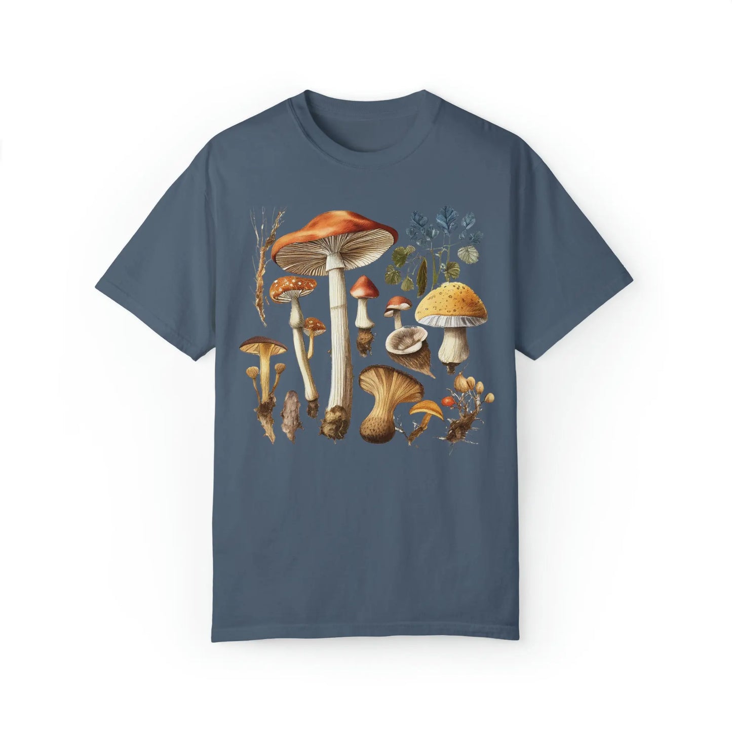 Mushrooms Comfort Colors T-shirt | Cottagecore Shirt Printify
