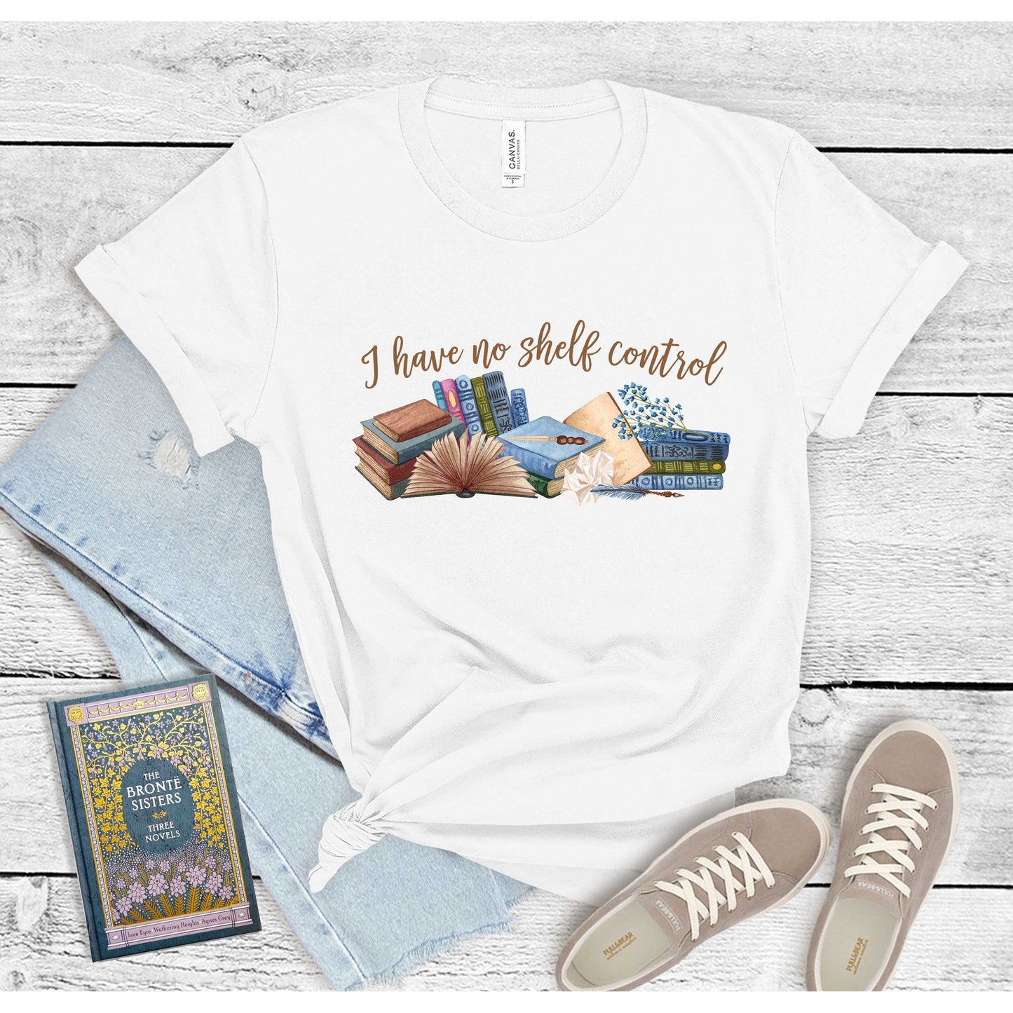 No Shelf Control Book Club Shirt - Amazing Faith Designs
