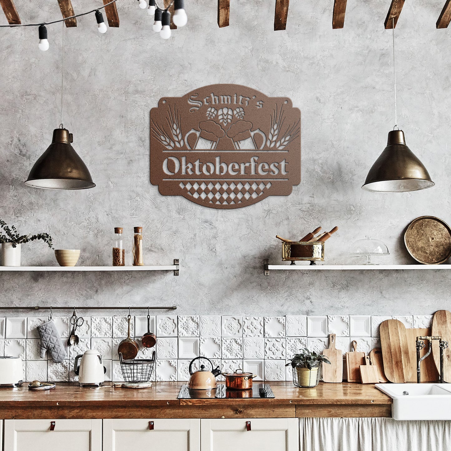Oktoberfest Personalized Metal Sign teelaunch