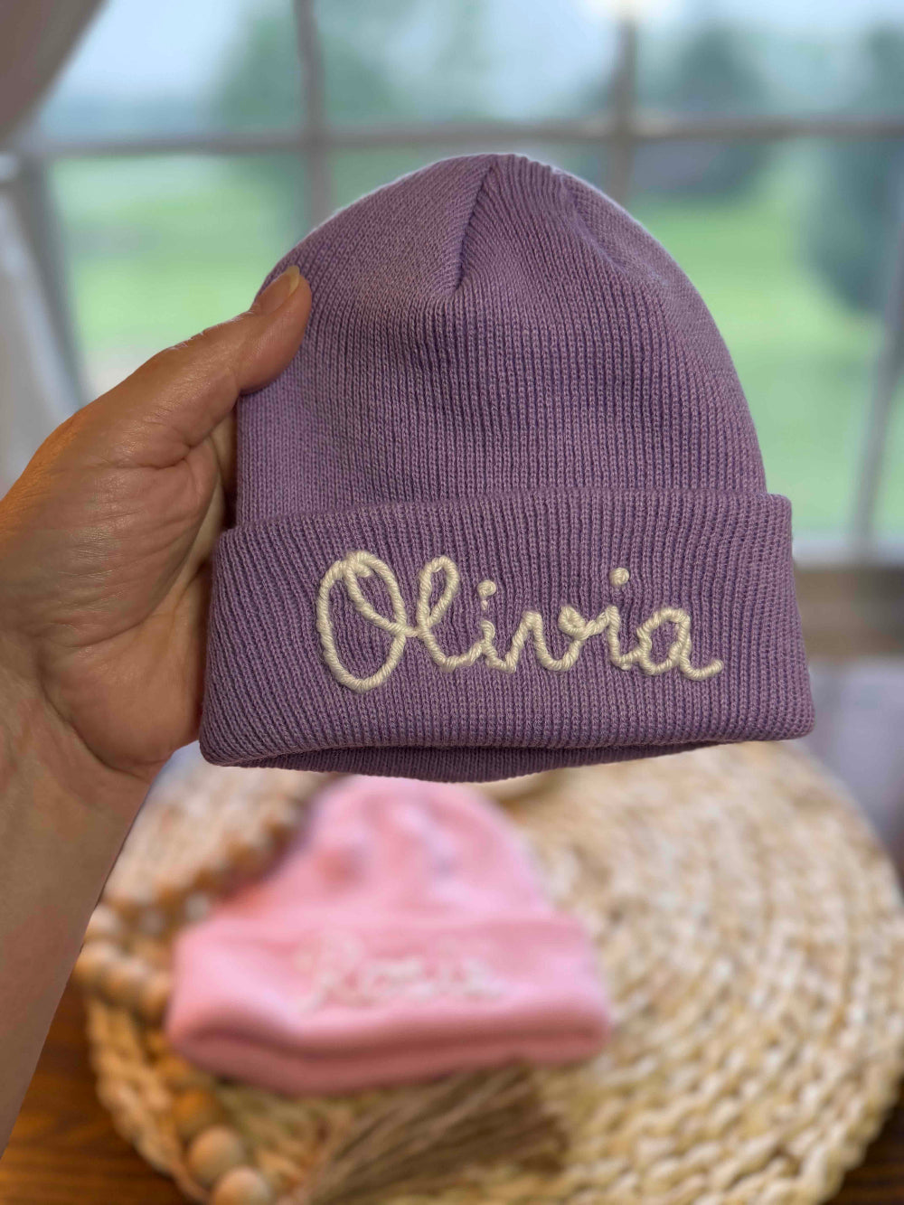 Hand Embroidered Kids Beanie - Amazing Faith Designs
