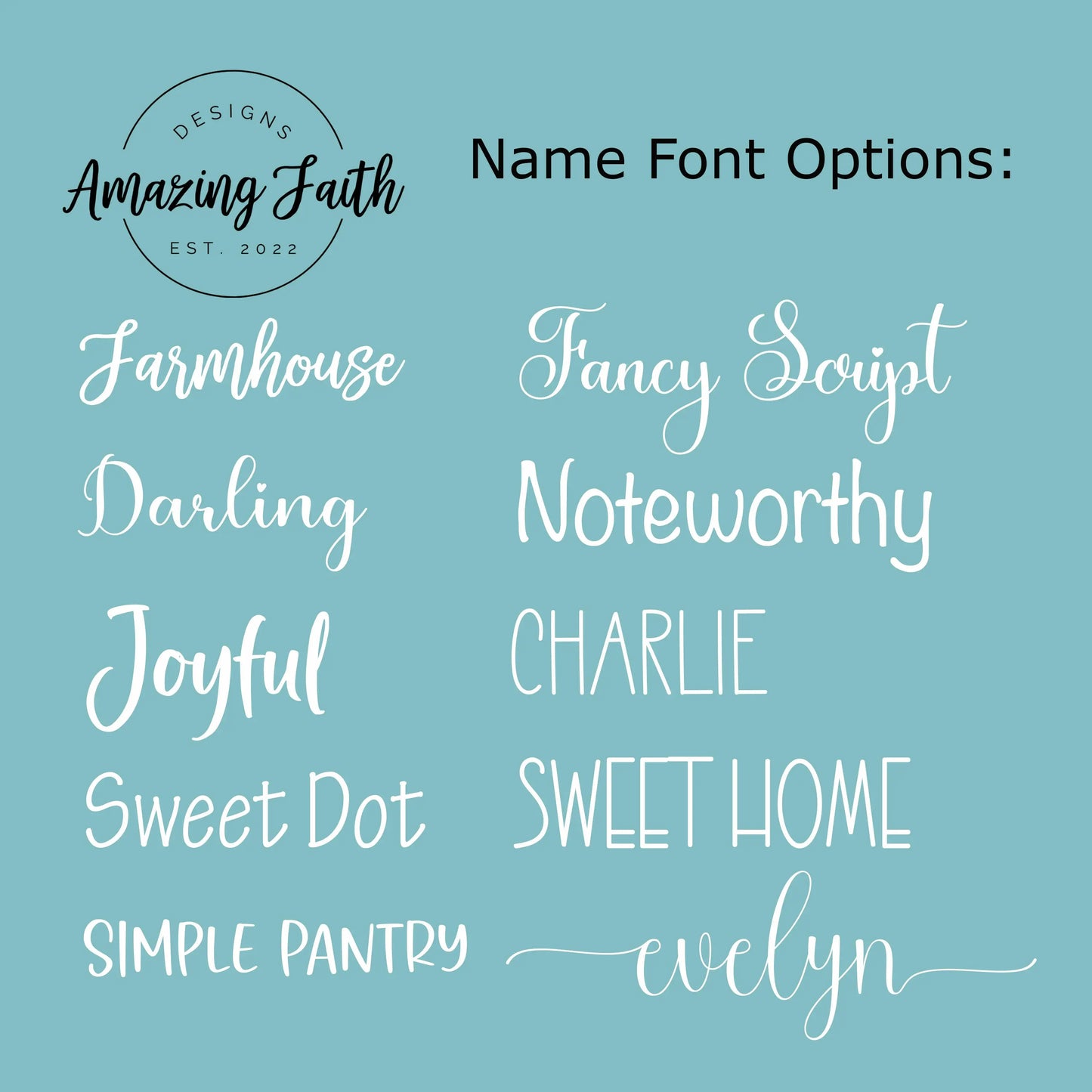 Personalized Blanket | Custom Name Throw Blanket - Amazing Faith Designs