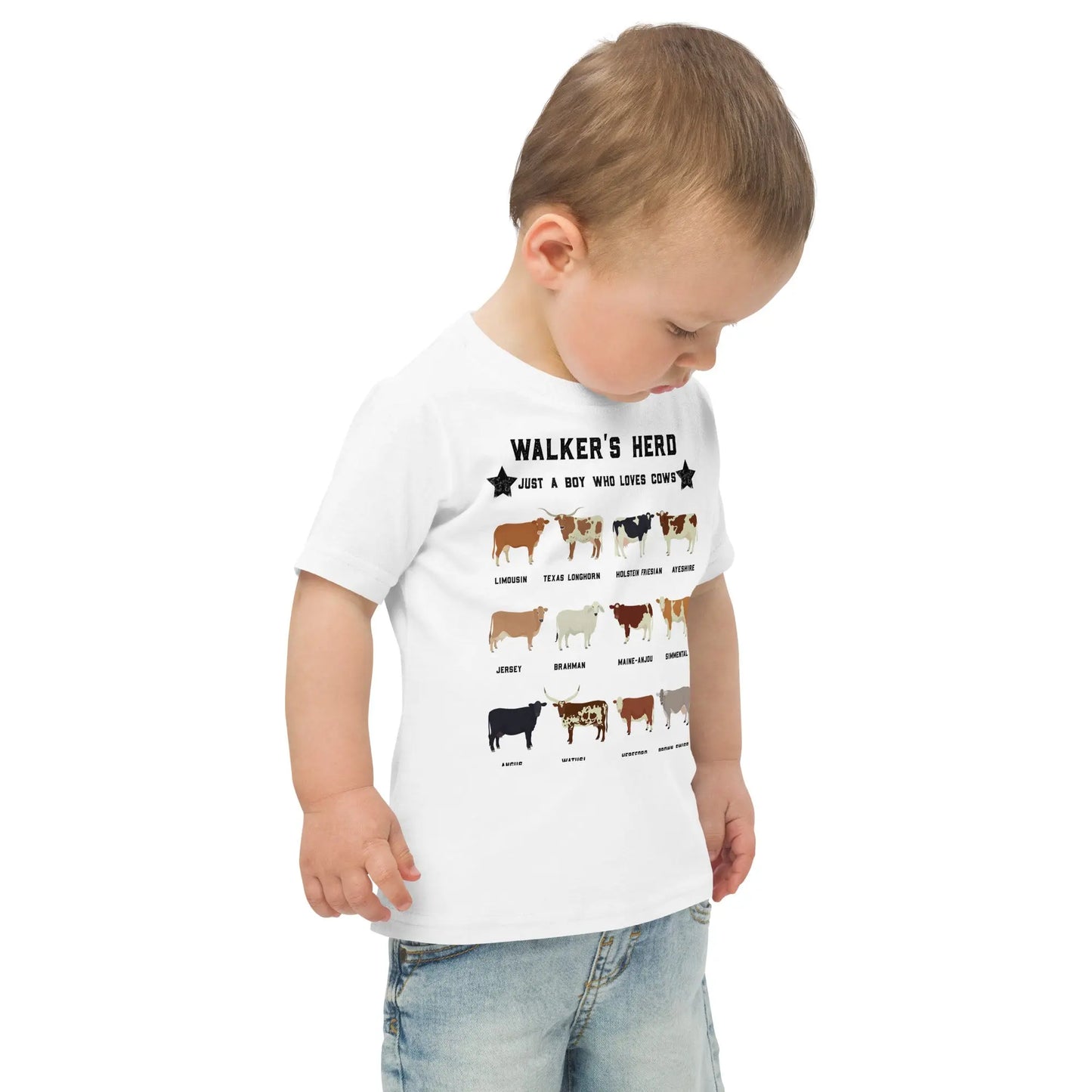 Personalized Cow Crew Toddler Shirt Amazing Faith Designs