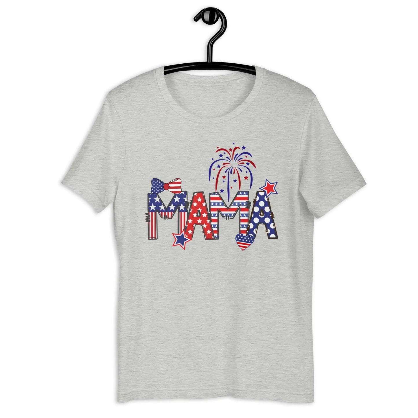 Personalized Fourth of July Unisex t-shirt | Mama, Dad Patriotic Shirt Amazing Faith Designs