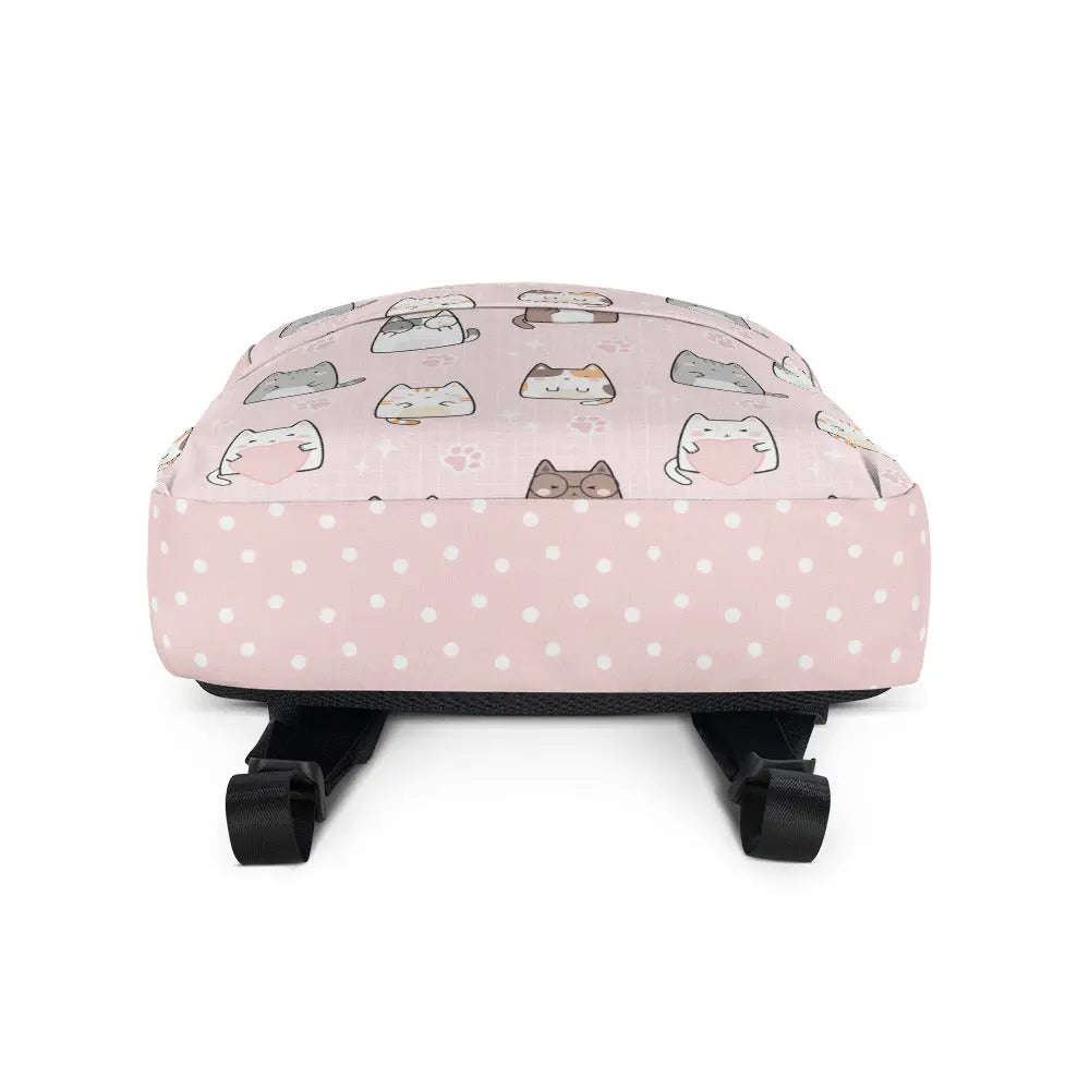 Personalized Kawaii Cats Backpack Amazing Faith Designs