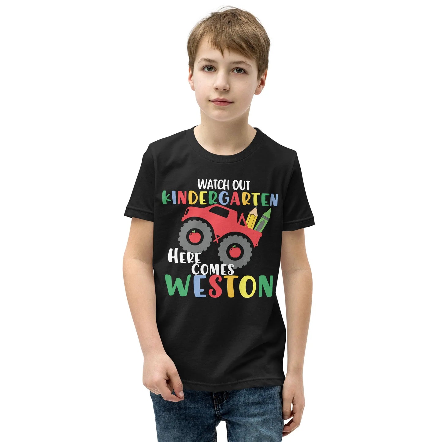 Personalized Kindergarten Back to School T-Shirt Amazing Faith Designs