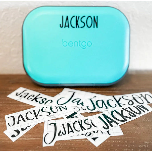 Personalized Name Decal - Permanent Outdoor Vinyl, You choose font Amazing Faith Designs