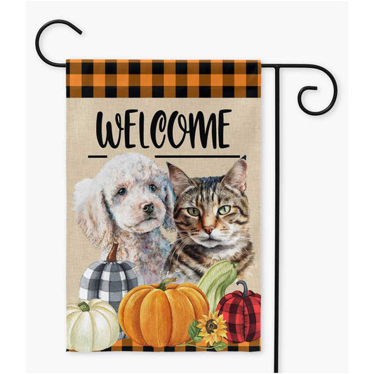 Personalized Pet Fall Garden Flag (Copy) Amazing Faith Designs