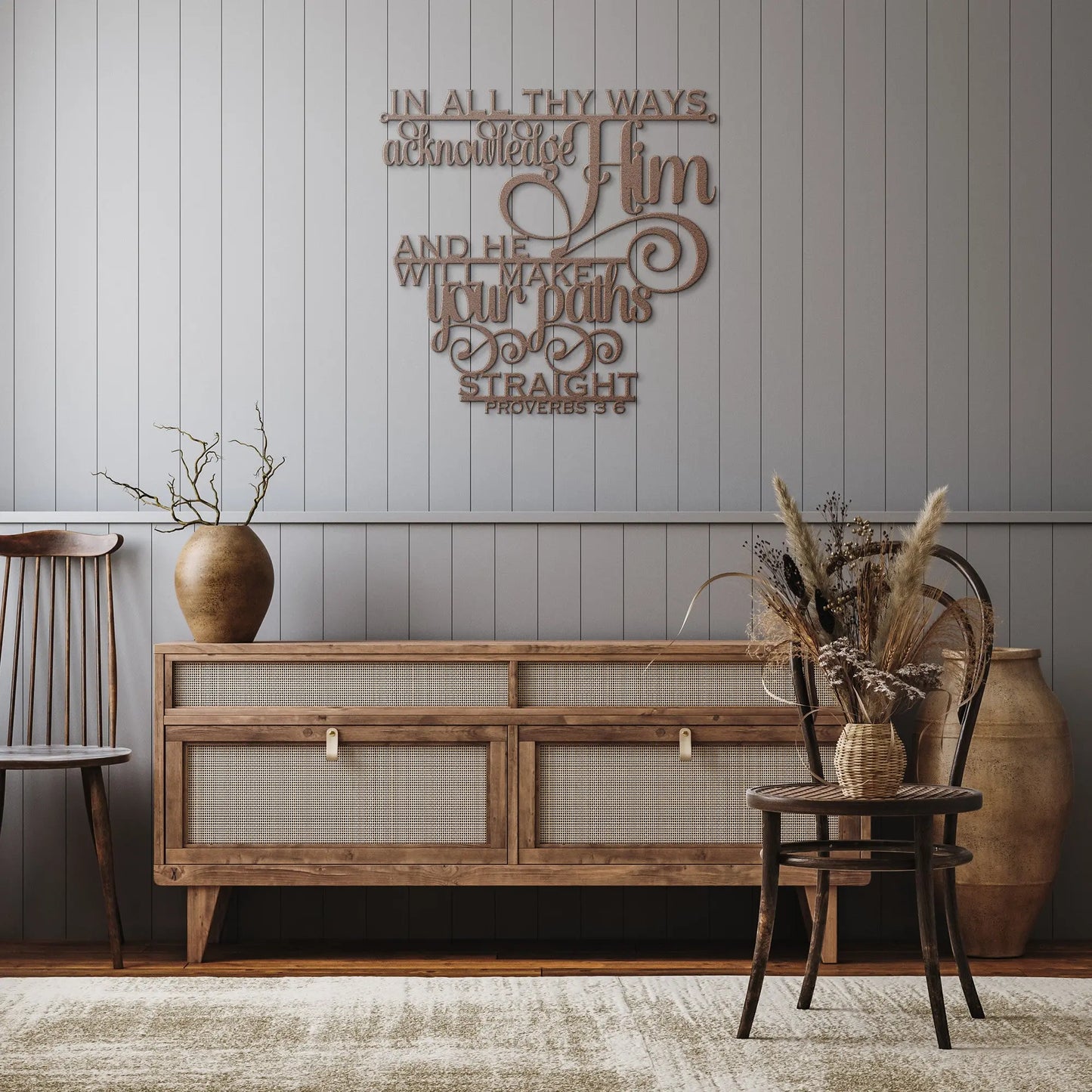 Proverbs 3:6 Christian Metal Sign teelaunch