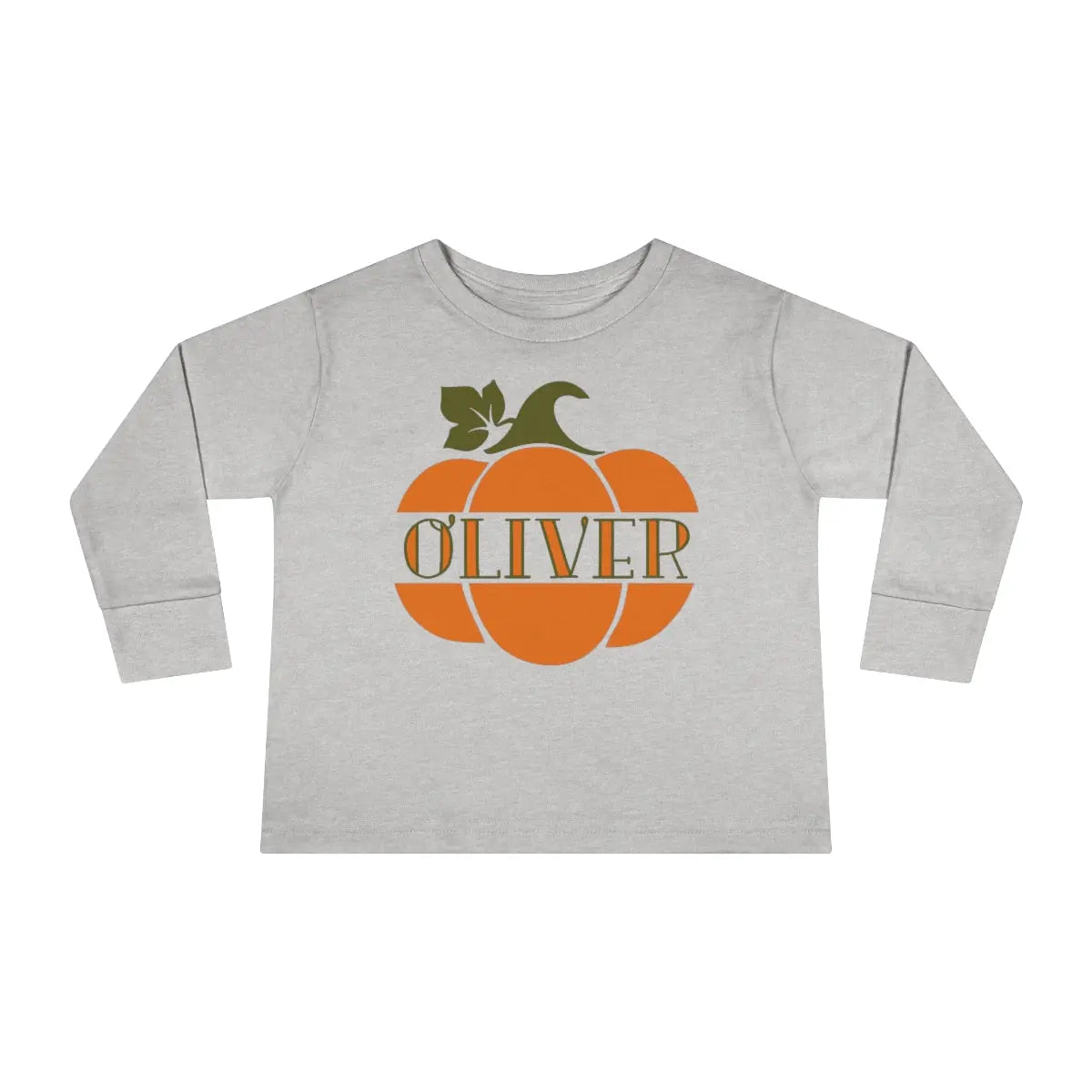 Pumpkin Name Toddler Long Sleeve Tee 2T 3T 4T 5T Printify