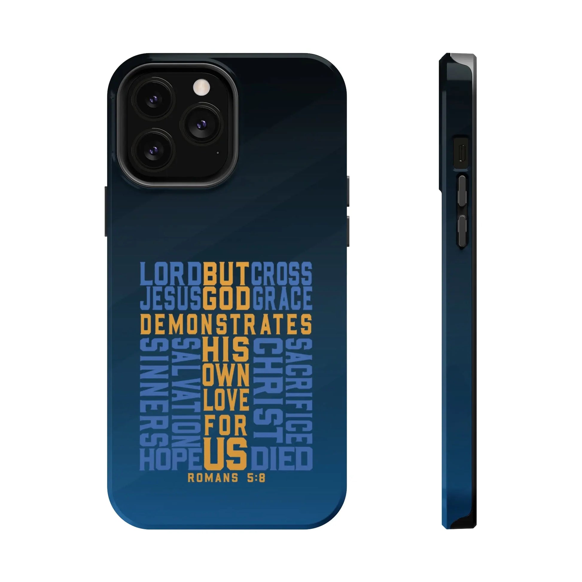 Romans 5:8 Christian Phone Case | MagSafe Printify