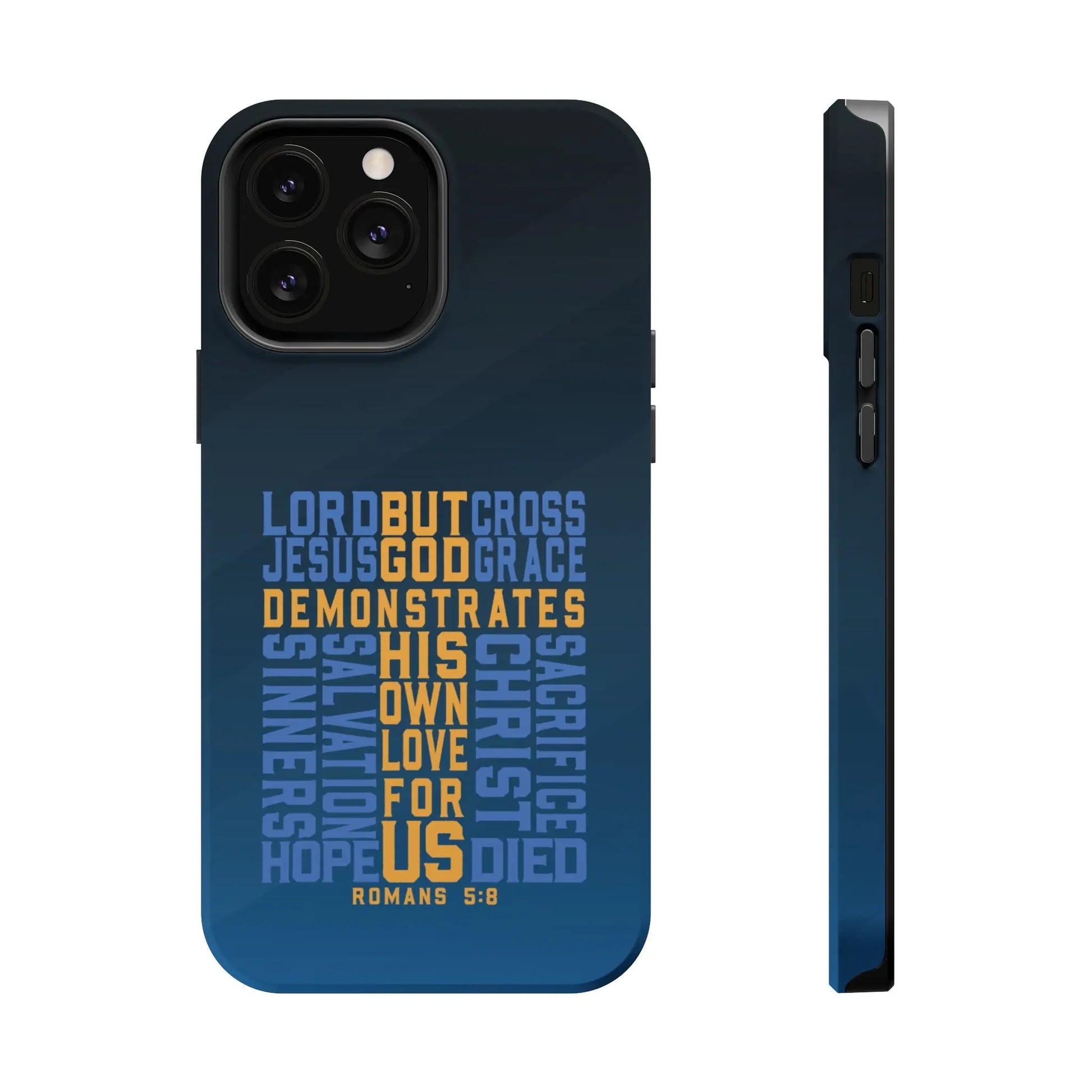 Romans 5:8 Christian Phone Case | MagSafe Printify
