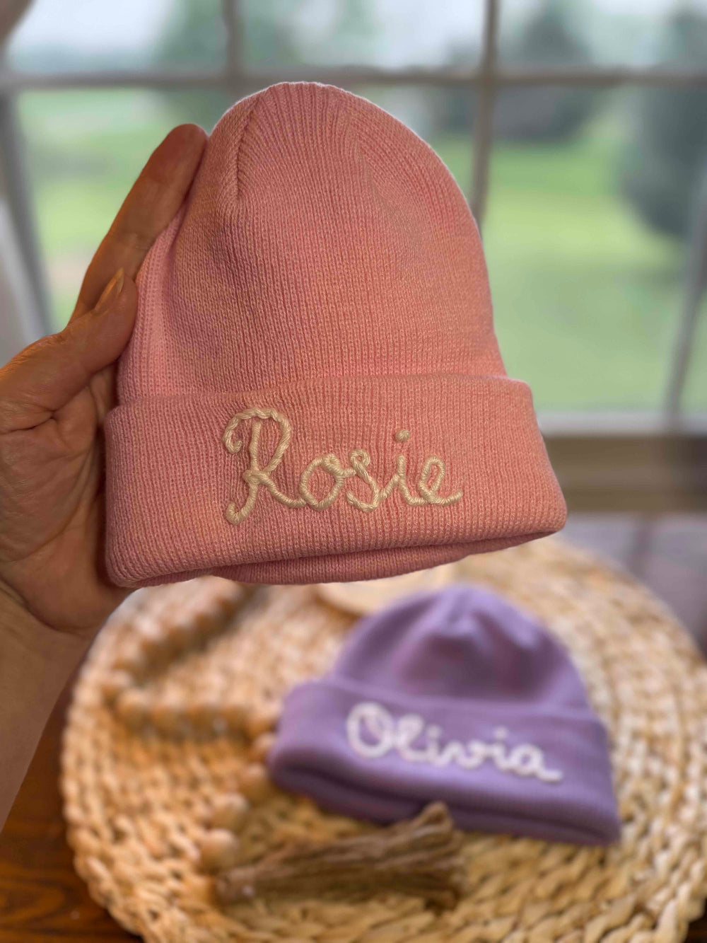 Hand Embroidered Kids Beanie - Amazing Faith Designs