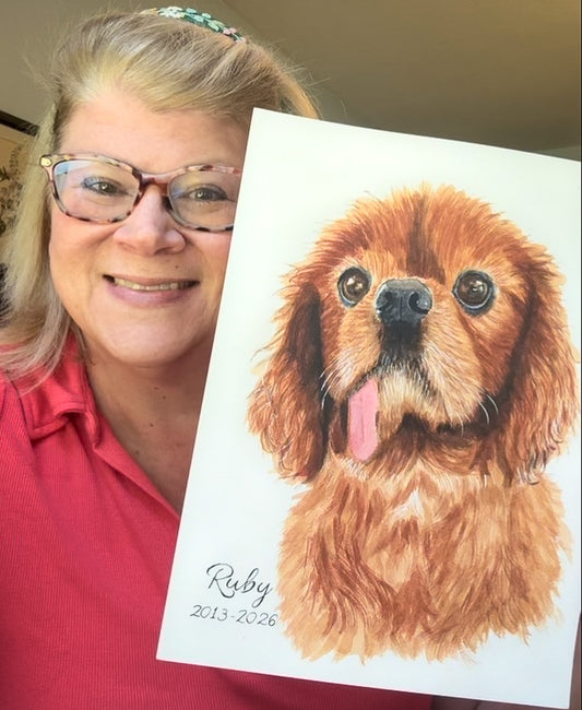 Custom Watercolor Pet Portrait from Your Photo | Hand Painted Original - Amazing Faith Designs