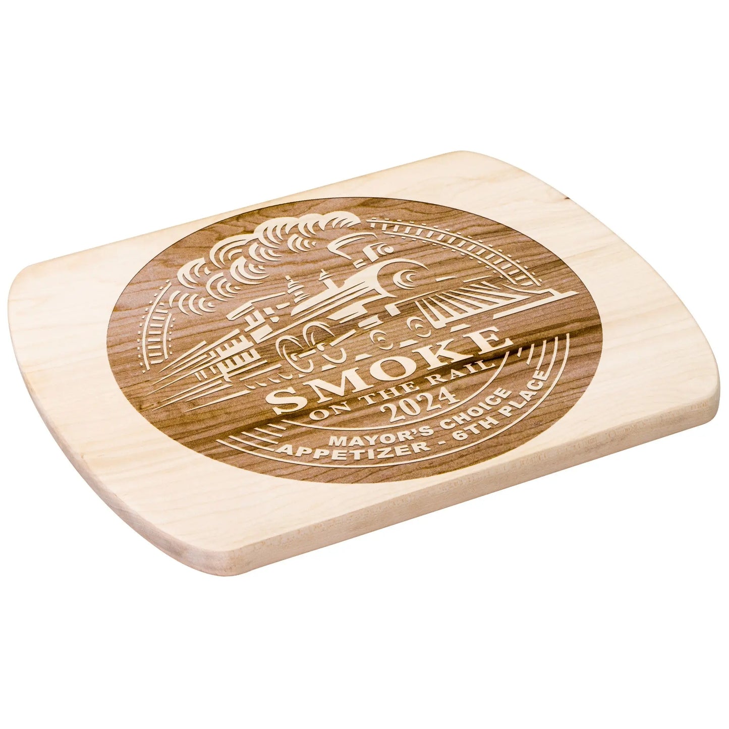 SMOKE ON THE RAIL | Small or Large Cutting Board teelaunch