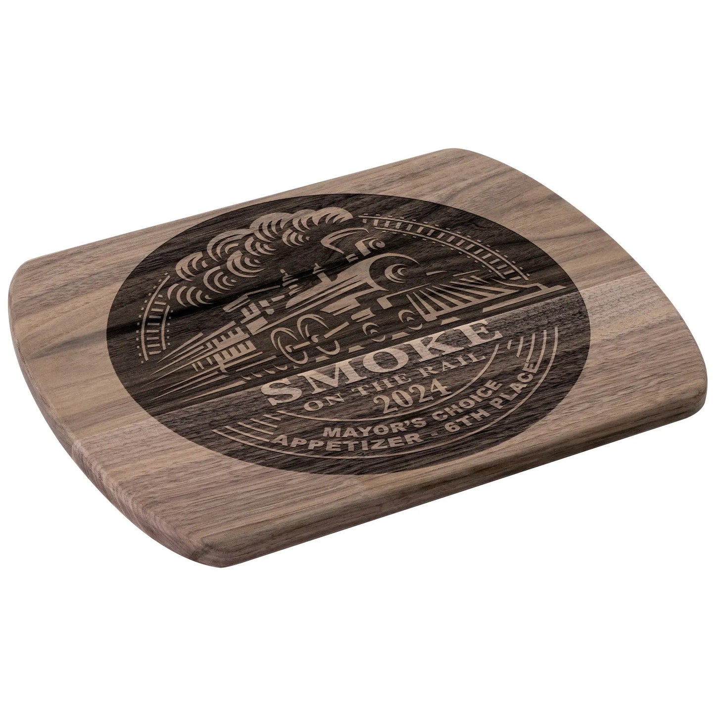 SMOKE ON THE RAIL | Small or Large Cutting Board teelaunch