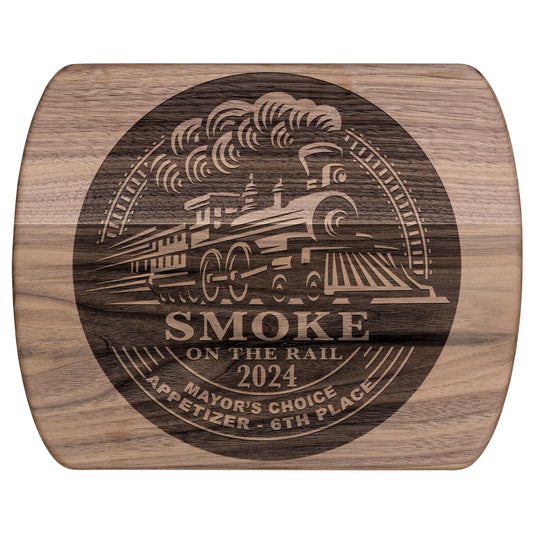 SMOKE ON THE RAIL | Small or Large Cutting Board teelaunch